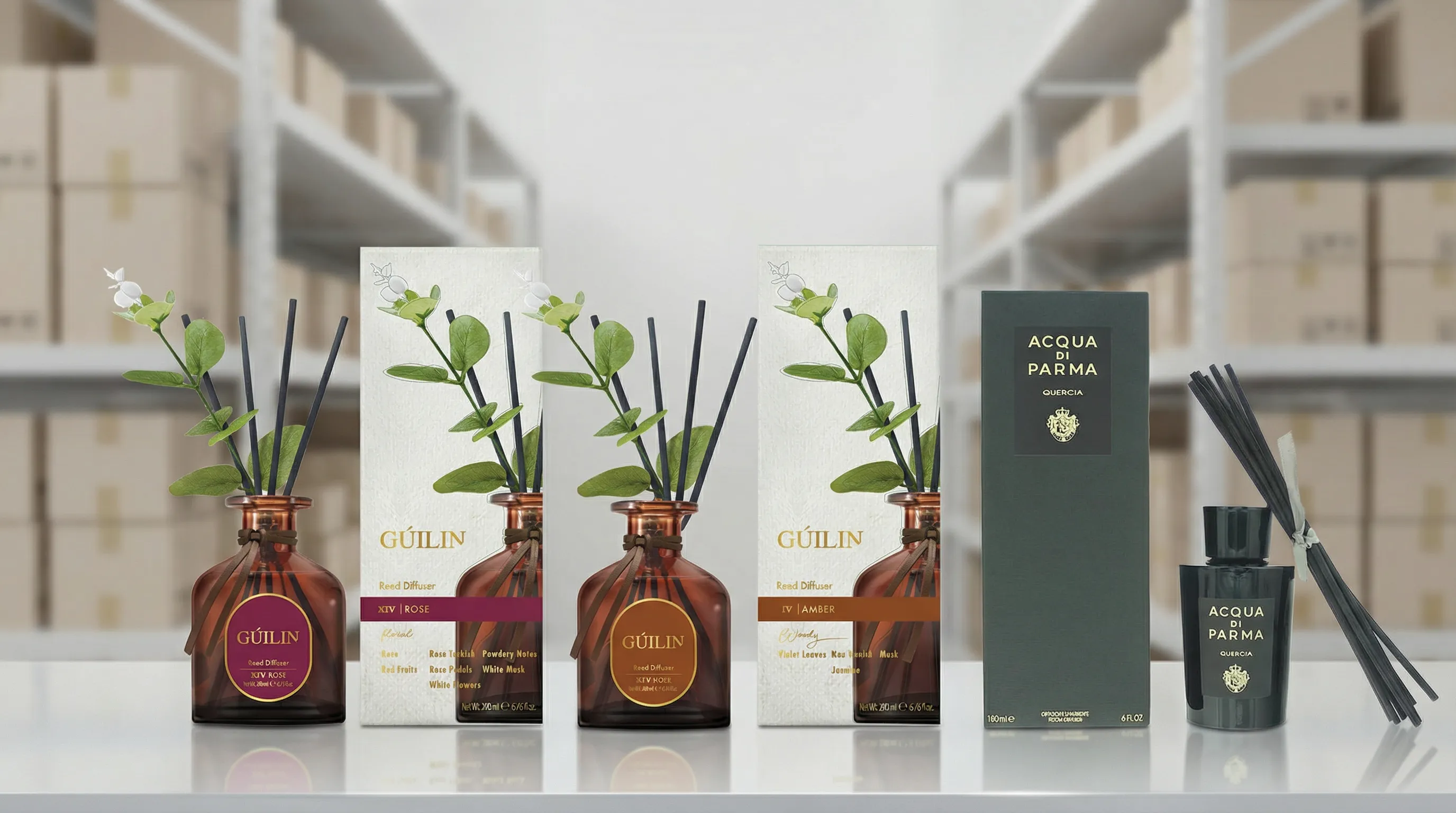 Natural Oils for Diffusers Collection for Retailer Replenishment