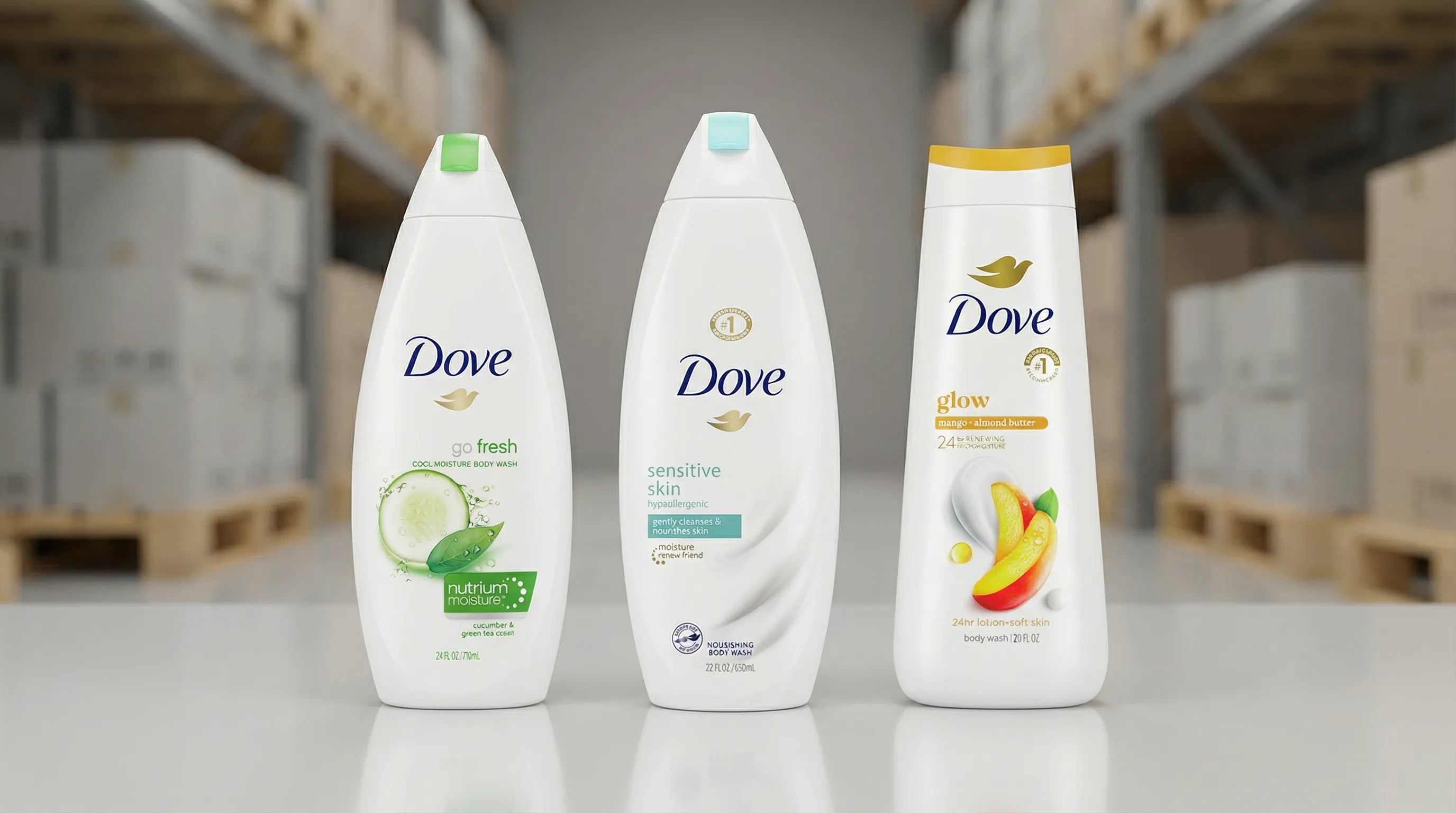 Sensitive Skin Dove Body Wash Wholesale for US Retailers and Resellers