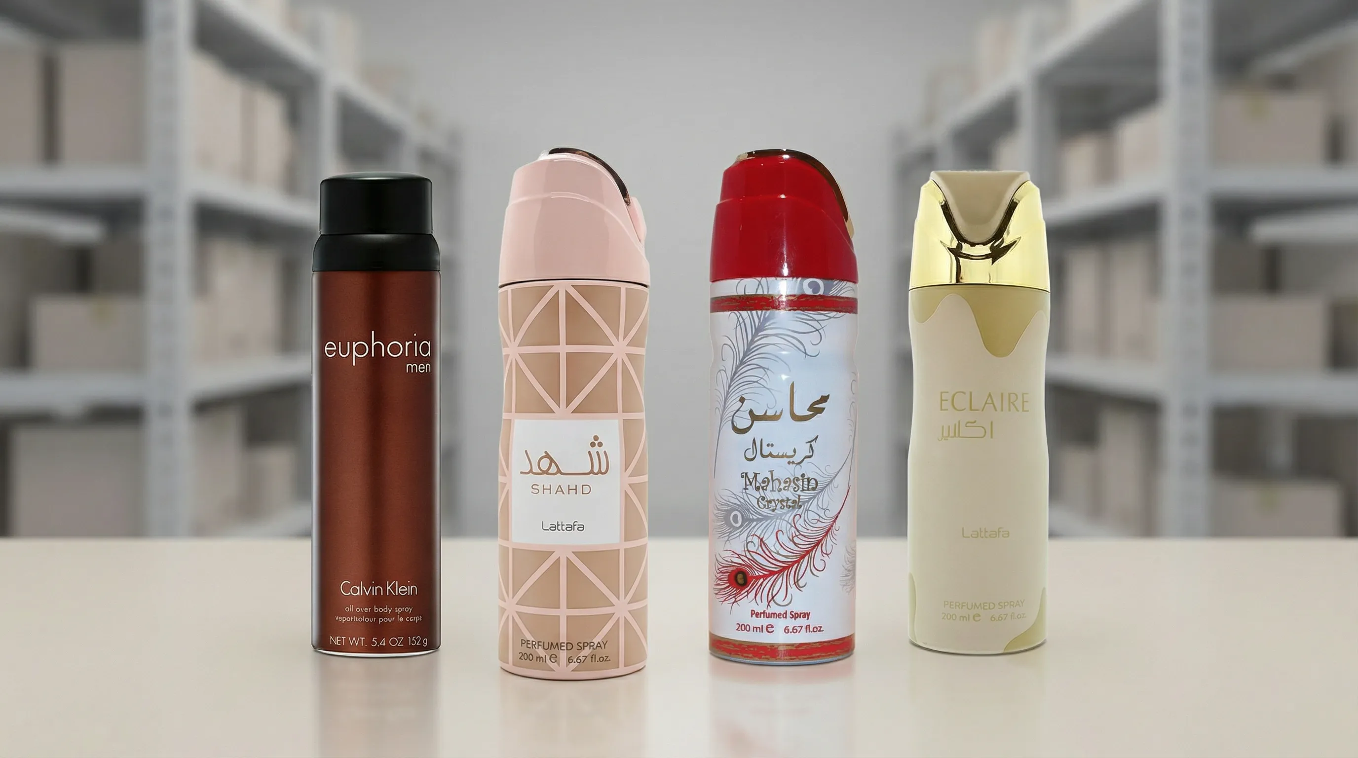 Wholesale deodorant body spray for distributors and retail replenishment