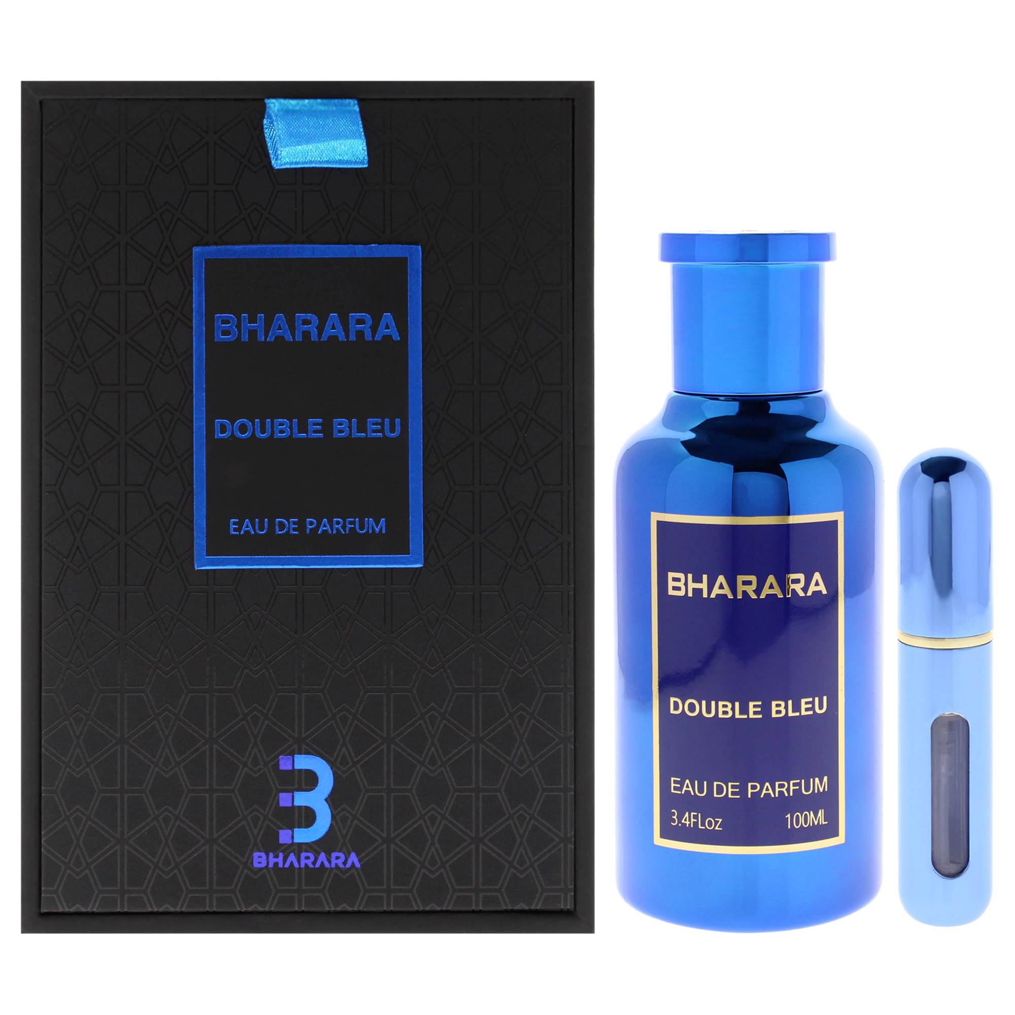 Double Bleu By Bharara For Men EDP 3.4 oz