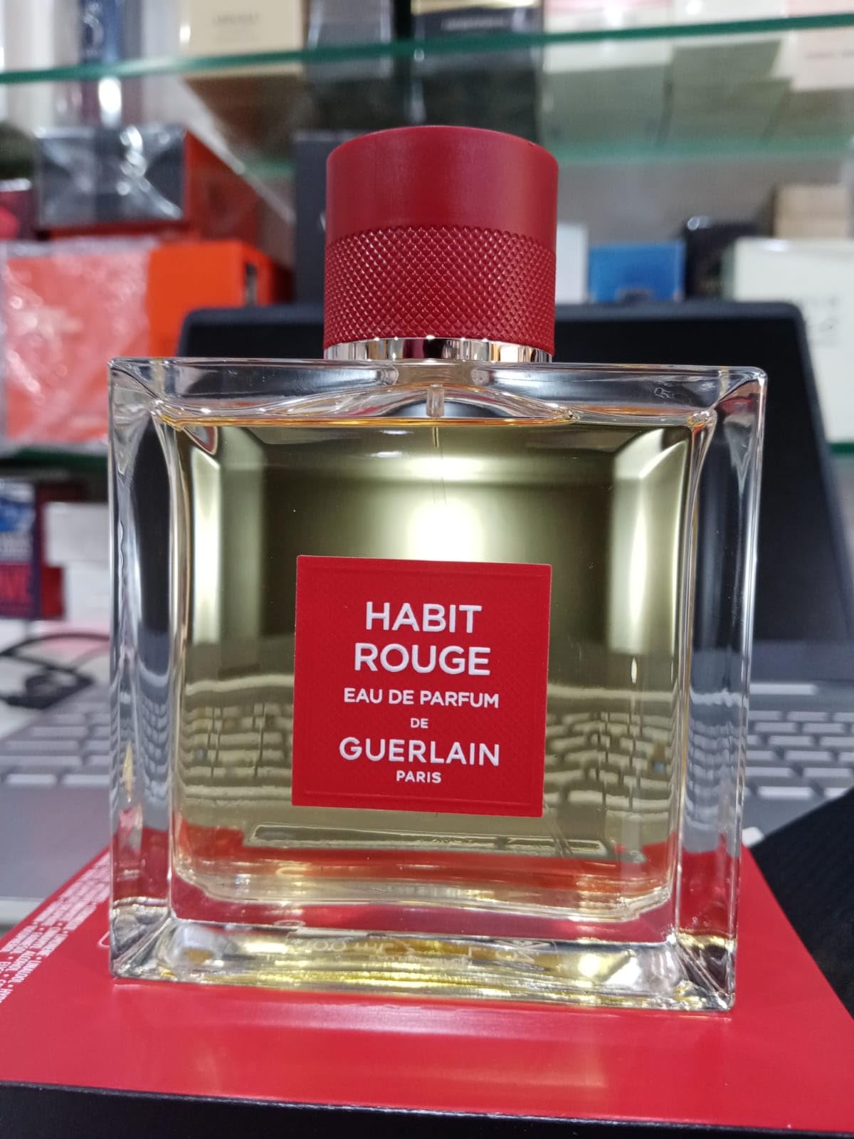 Habit Rouge By Guerlain For Men EDP 3.3 oz - Thumbnail 2