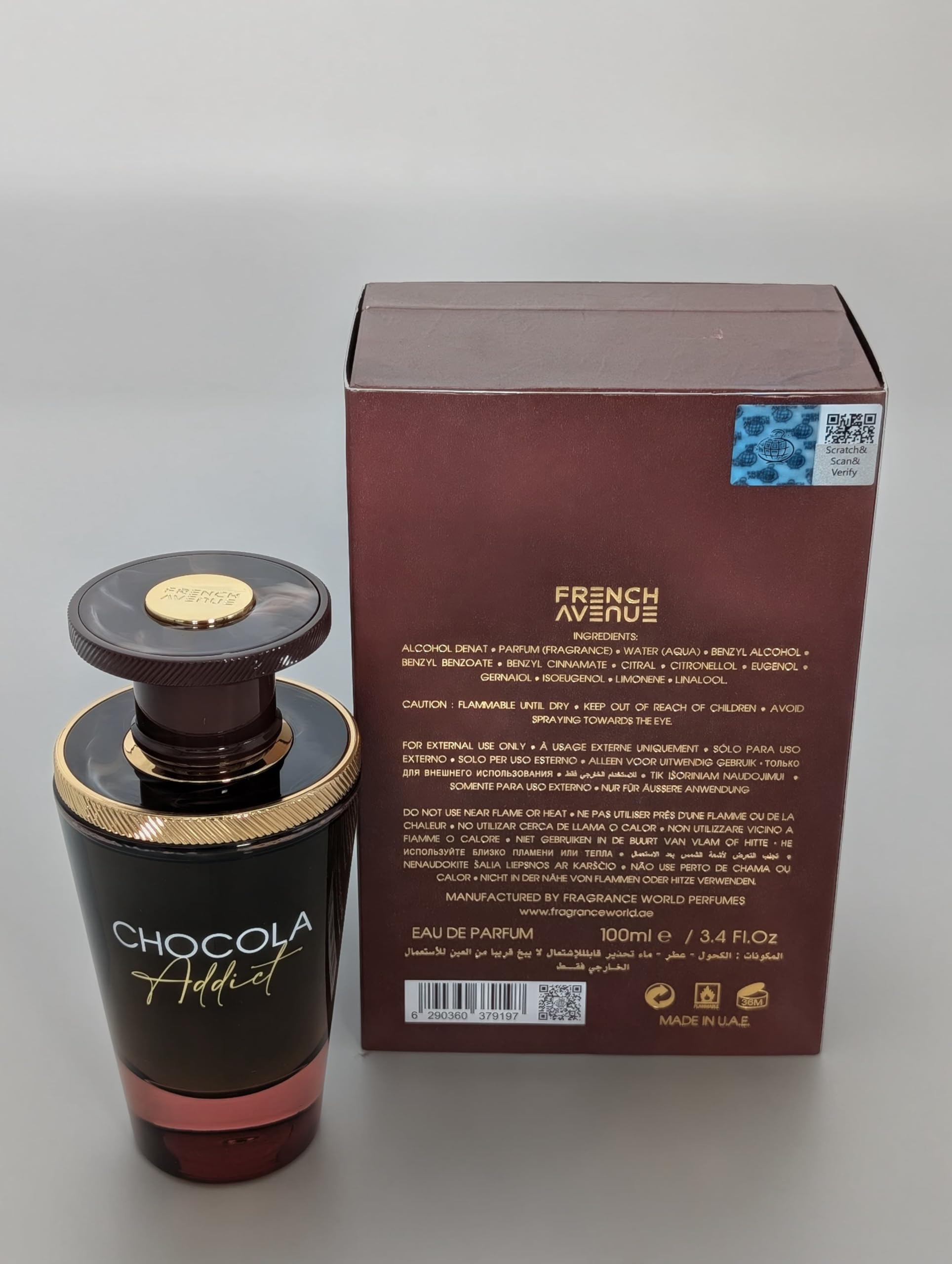 Chocola Addict By French Avenue EDP 100 ml - Thumbnail 3
