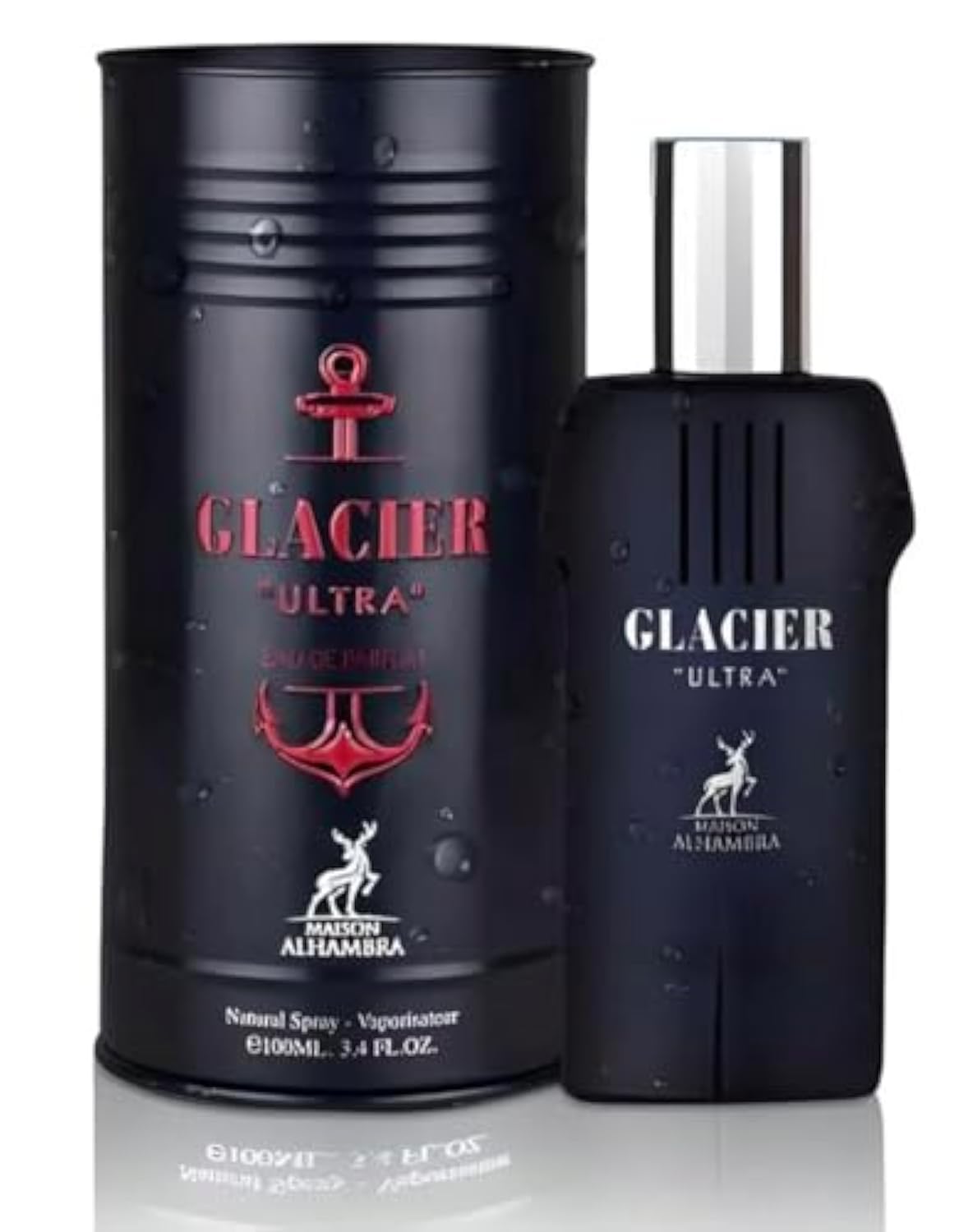 Glacier Ultra By Maison Alhambra For Men EDP 3.4 oz