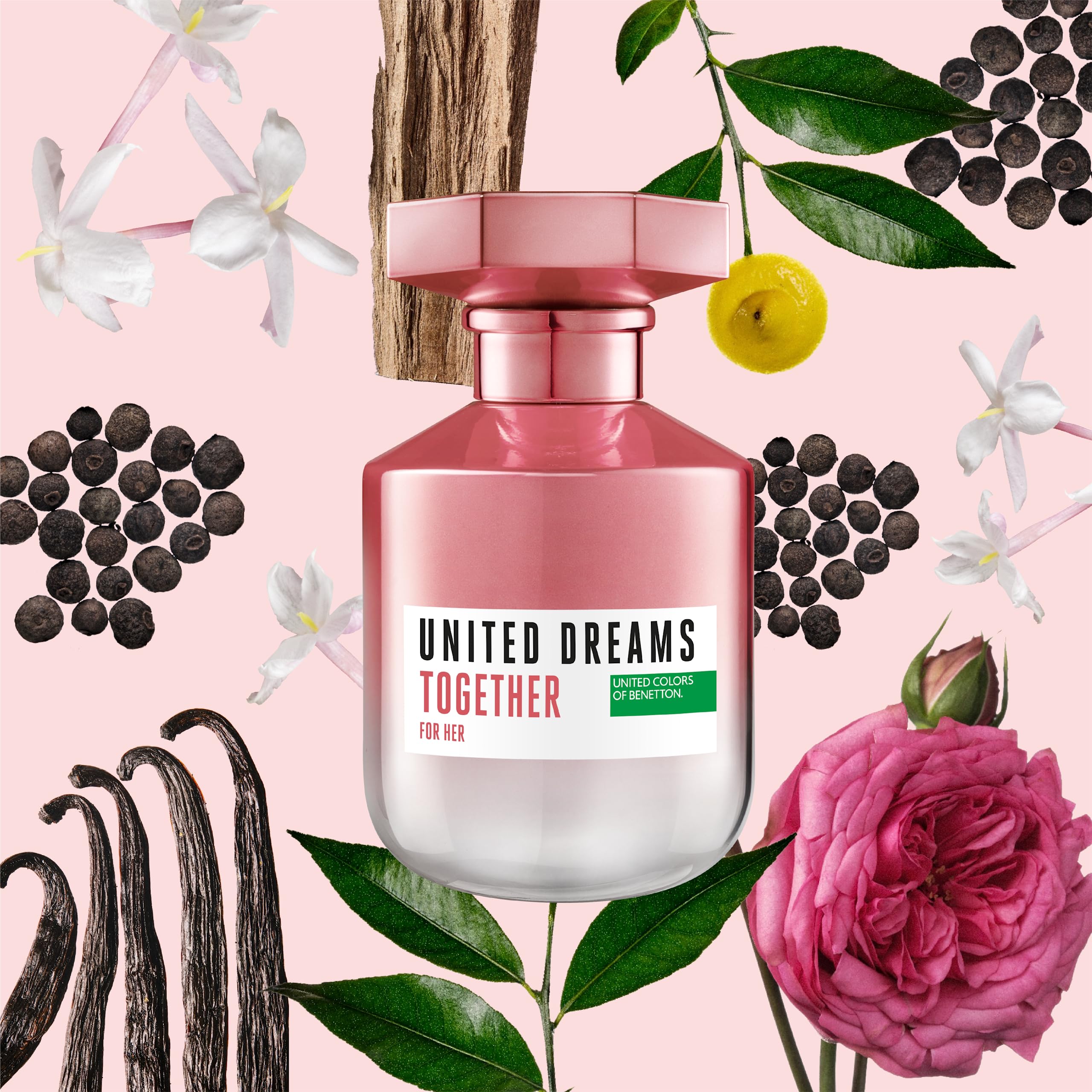 Fragancia Para Dama Benetton United Dreams Together Her EDT 80 ml