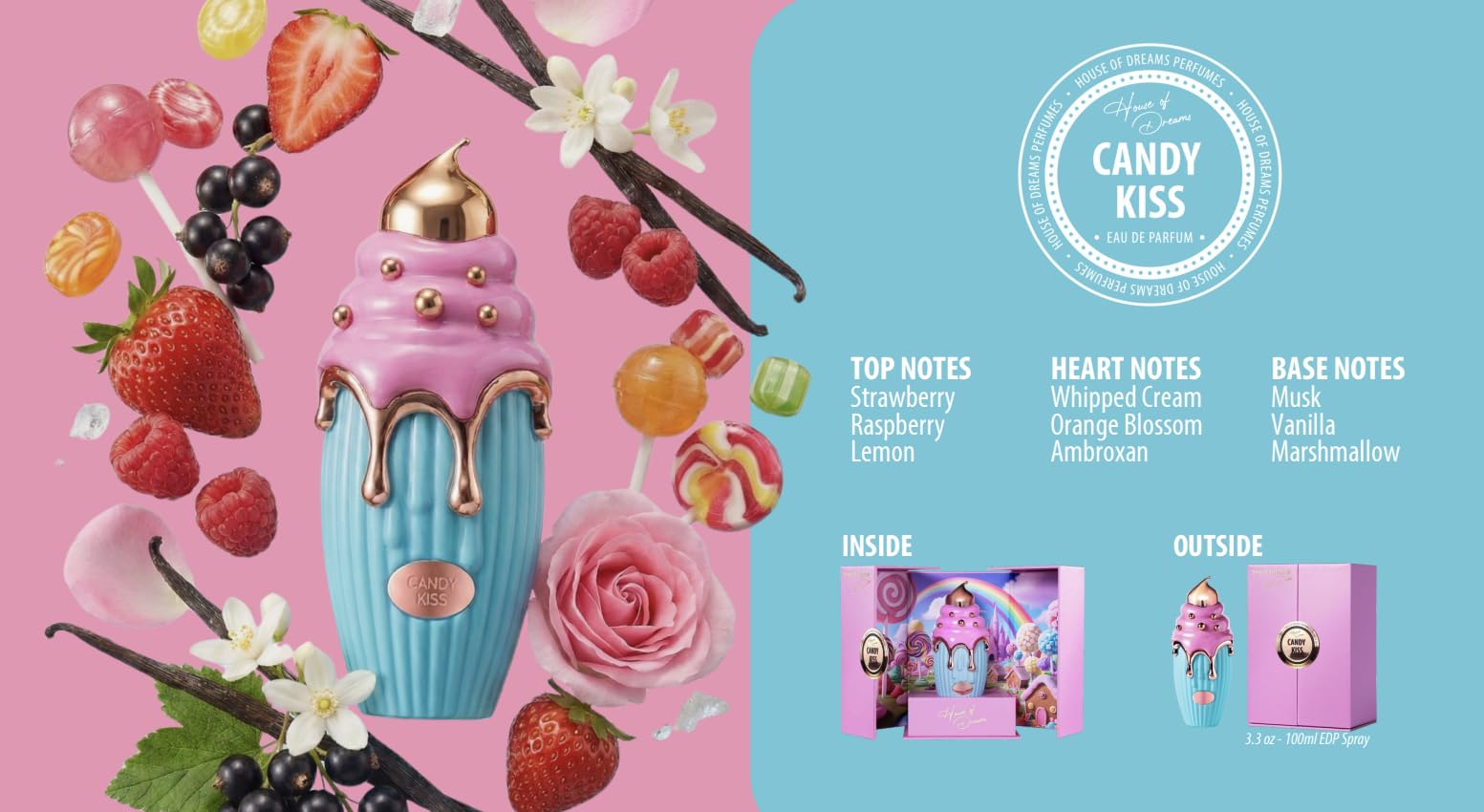 House of Dream Dubai Candy Kiss 3.4 U France 12pcs Bybox EDP - Thumbnail 3