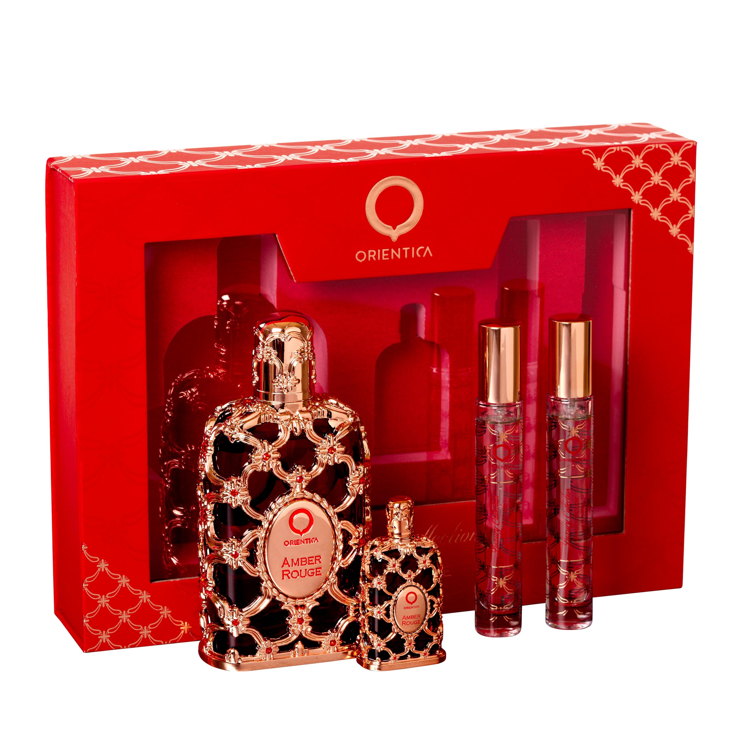 [Set] Orientica Luxury Collection Amber Rouge 4 Pc Woody Amber Saffron Praline - Thumbnail 2