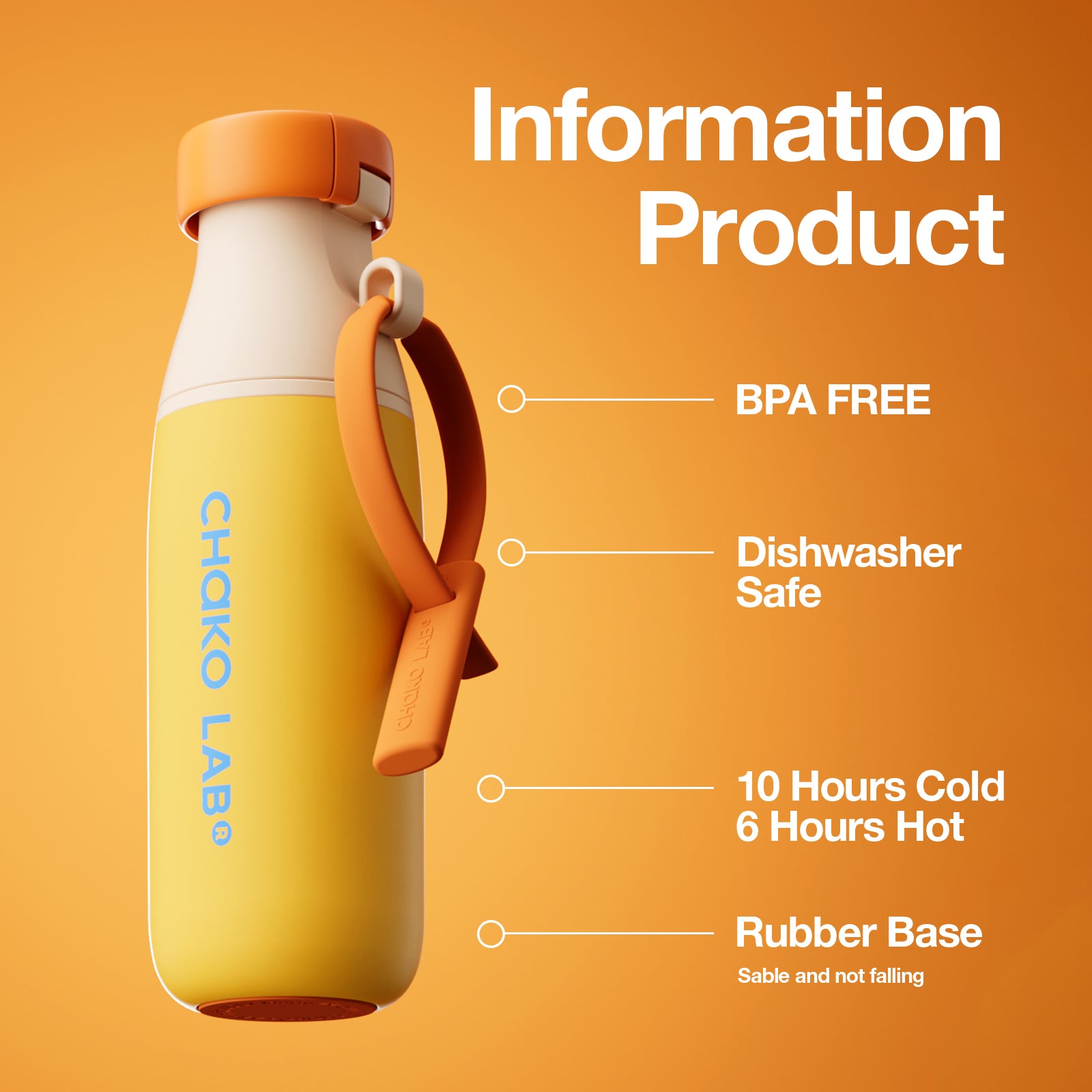 MilkMate Tumbler-Orange - Thumbnail 2