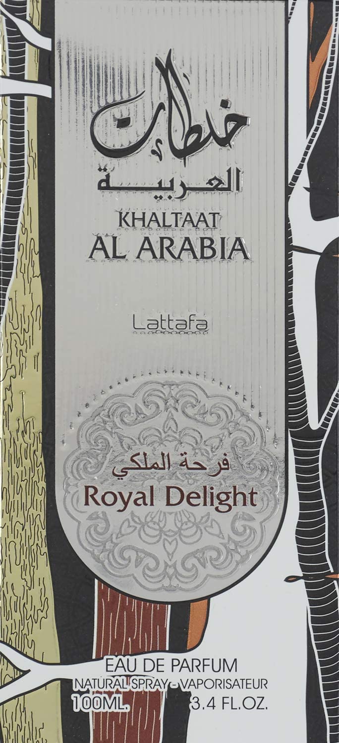 Khaltaat Al Arabia Royal Delight By Lattafa For Men EDP 3.4 oz - Thumbnail 2