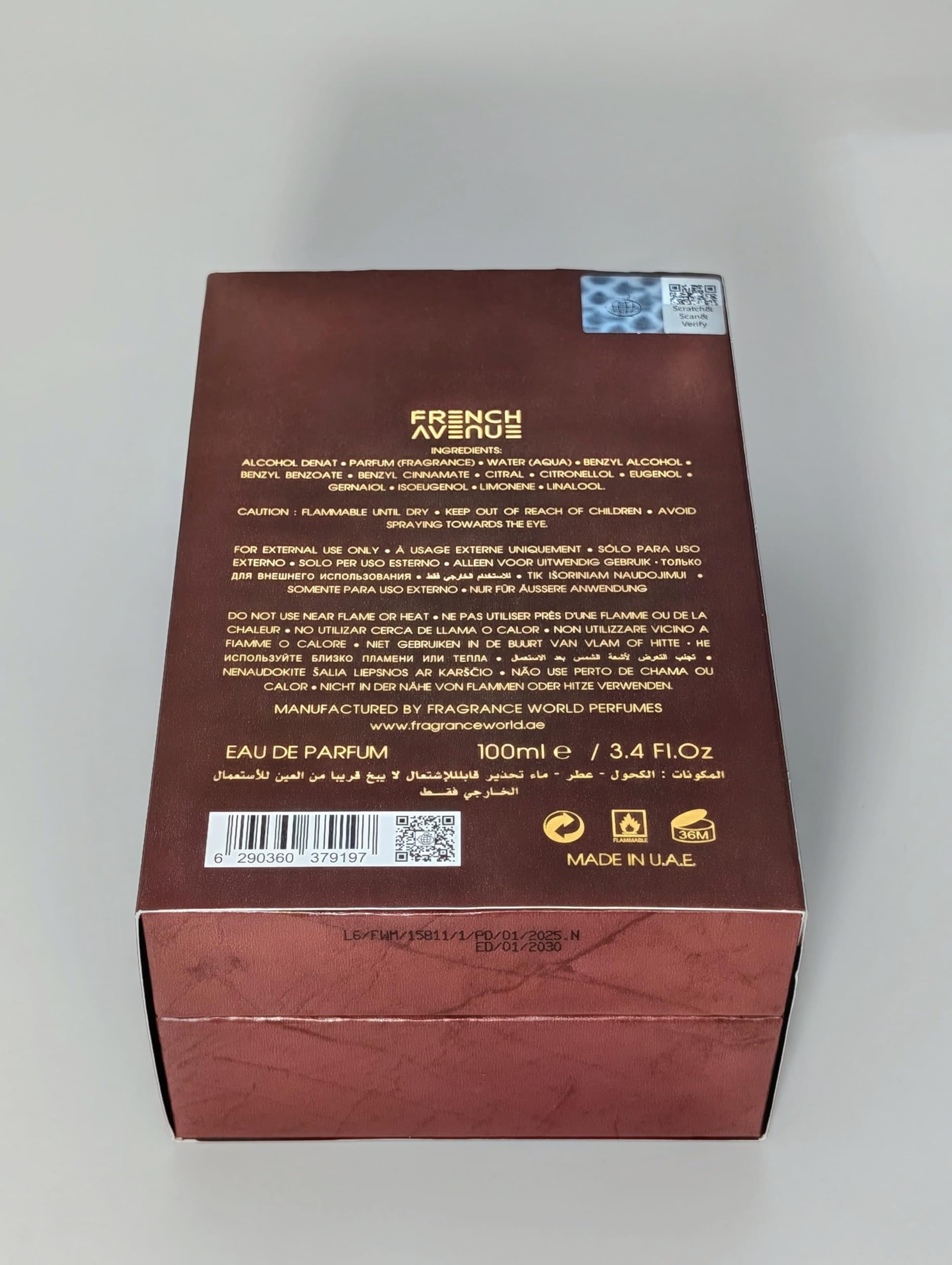 Chocola Addict By French Avenue EDP 100 ml - Thumbnail 2