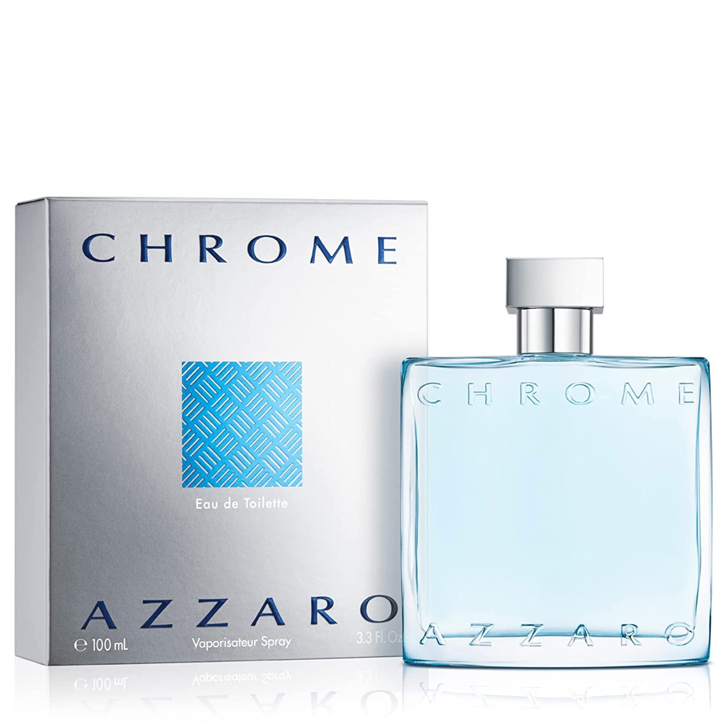 Azzaro Chrome Cologne 3.3 Fl Oz For Men EDT - Thumbnail 3
