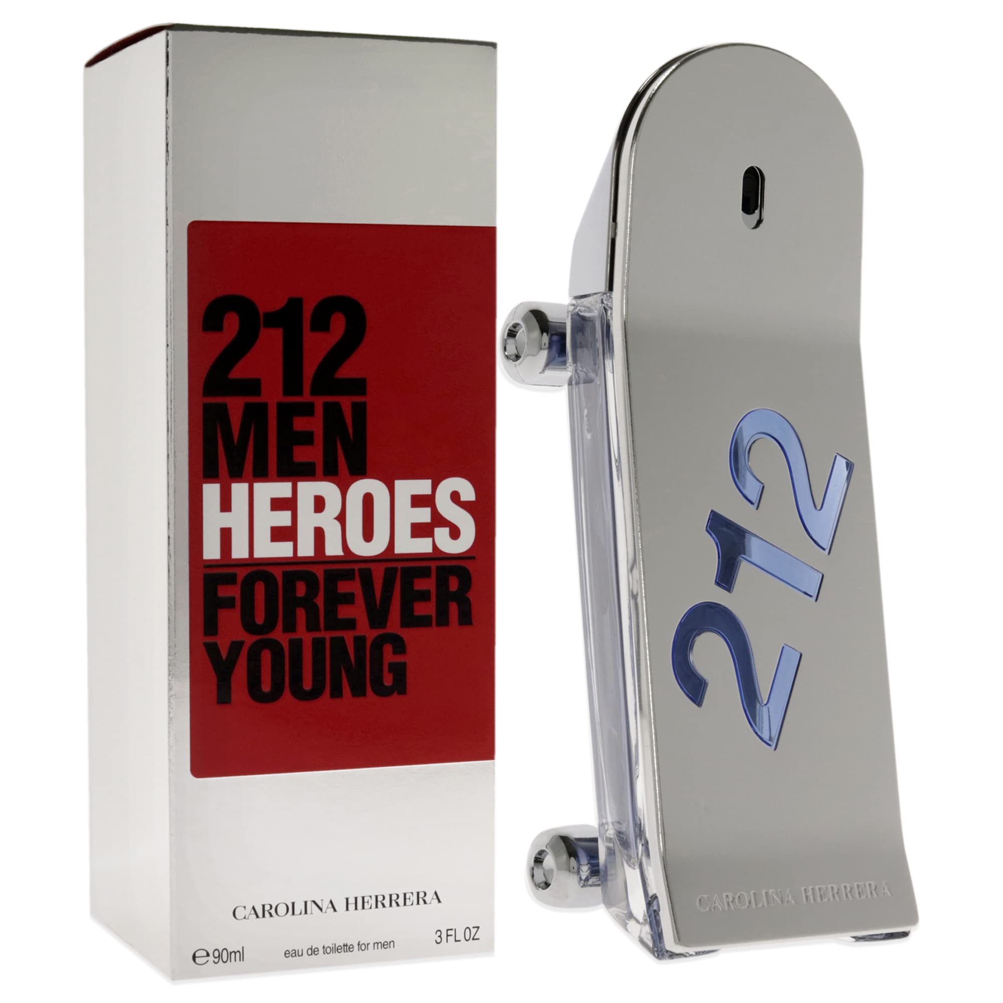 Carolina Herrera 212 Heroes Forever Young Men EDT 3 oz - Thumbnail 3