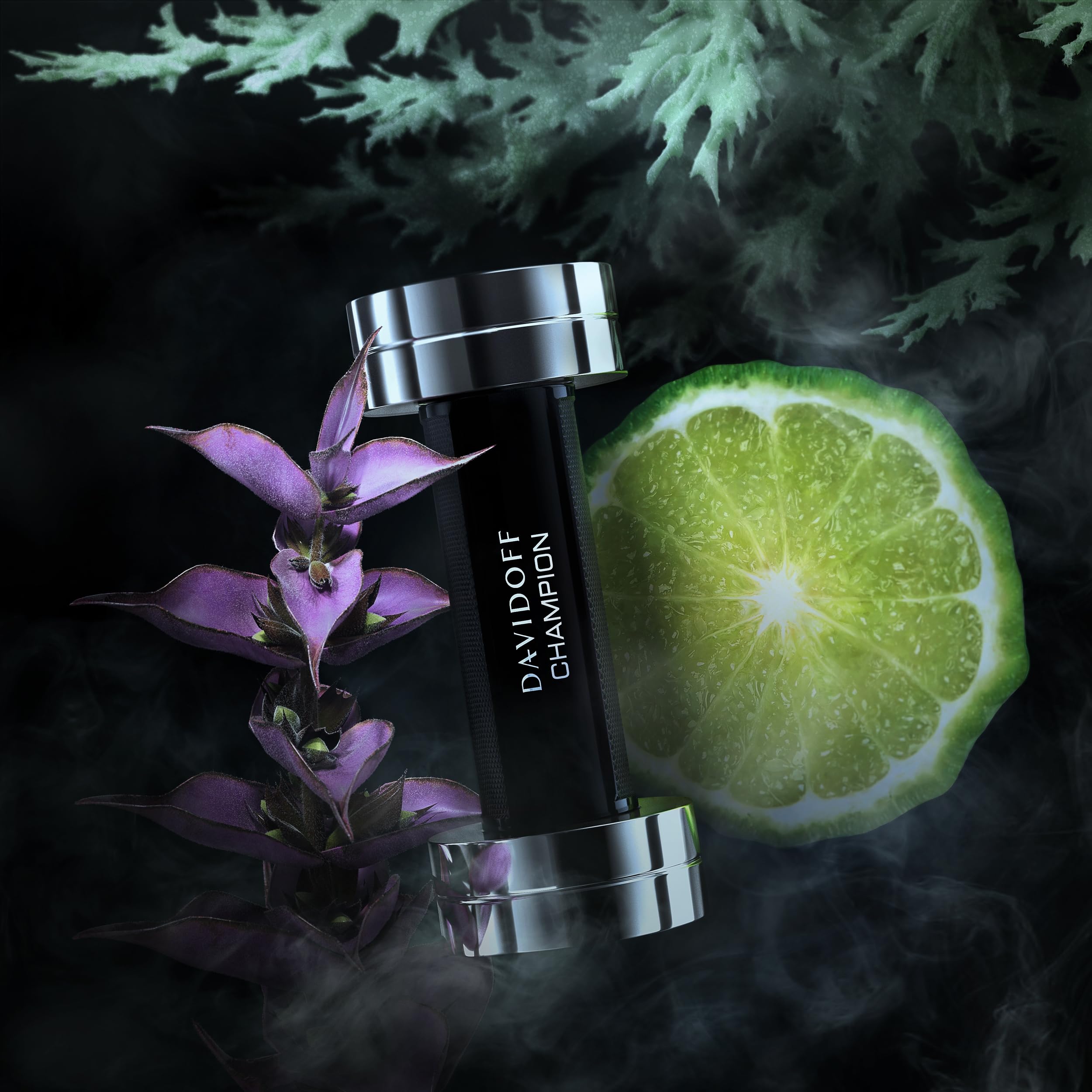 Davidoff Champion Woody Cologne With Notes of Bergamot Clary Sage Oakmoss For - Thumbnail 2