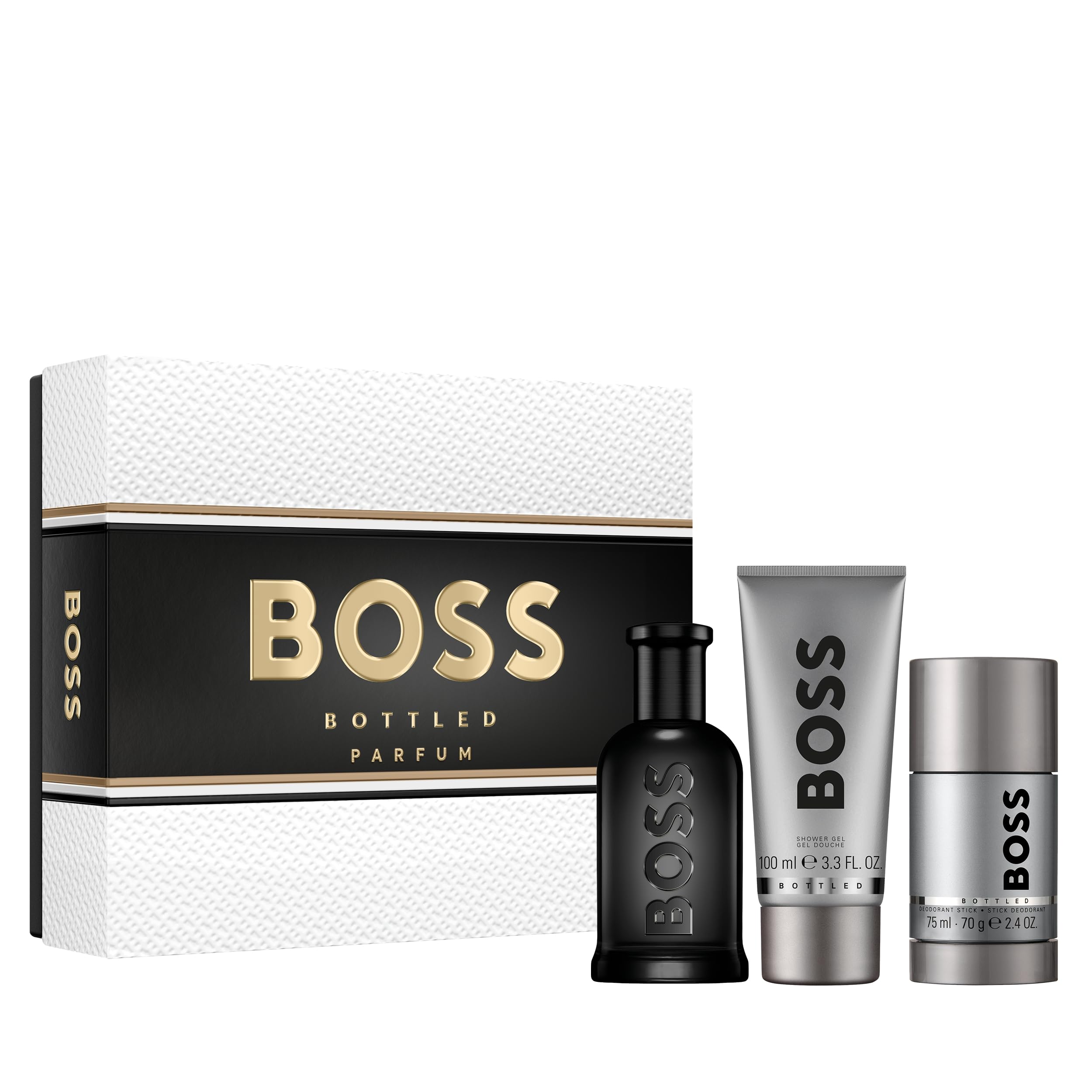 [Set] Hugo Boss/ Boss Bottled No. 6 3 Pc Parfum Shower Gel Deodorant Stick For Men - Thumbnail 1