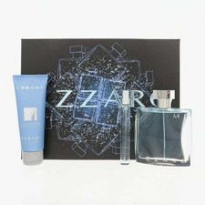 [Set] Azzaro Chrome 3 Piece Set: + Shower Gel + 0.33 For Men EDT 3.4 oz