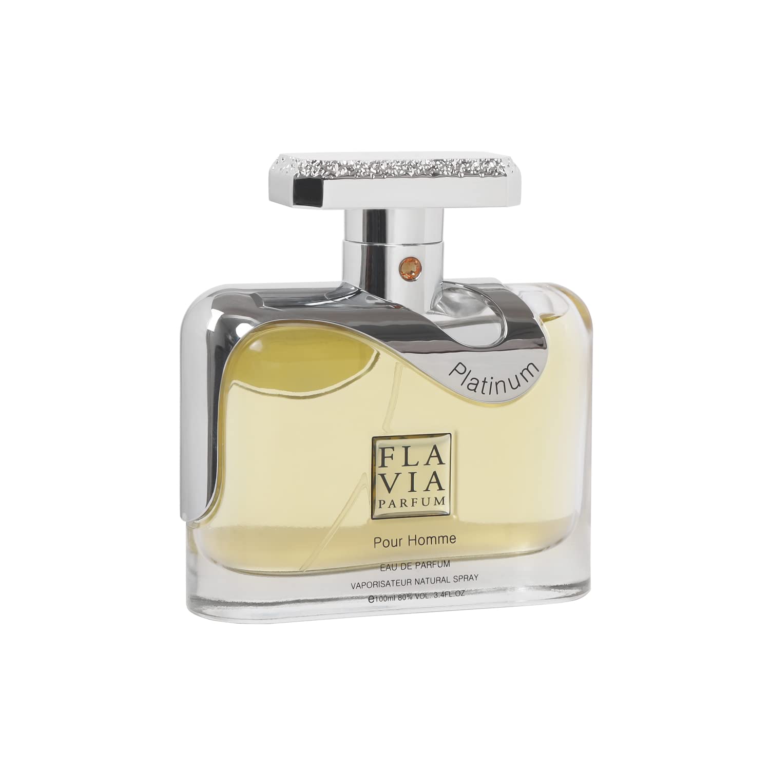 Flavia Platinum Pour Homme 3.4 Fl Oz For Men EDP - Thumbnail 2