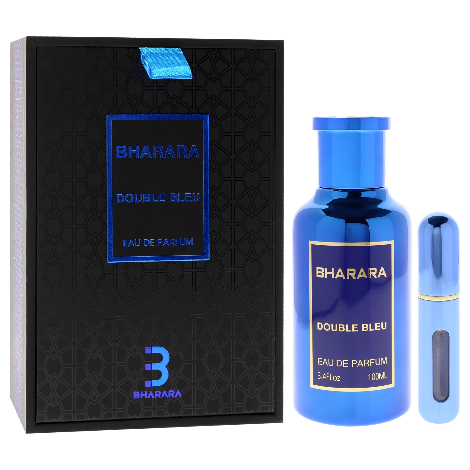 Double Bleu By Bharara For Men EDP 3.4 oz - Thumbnail 3