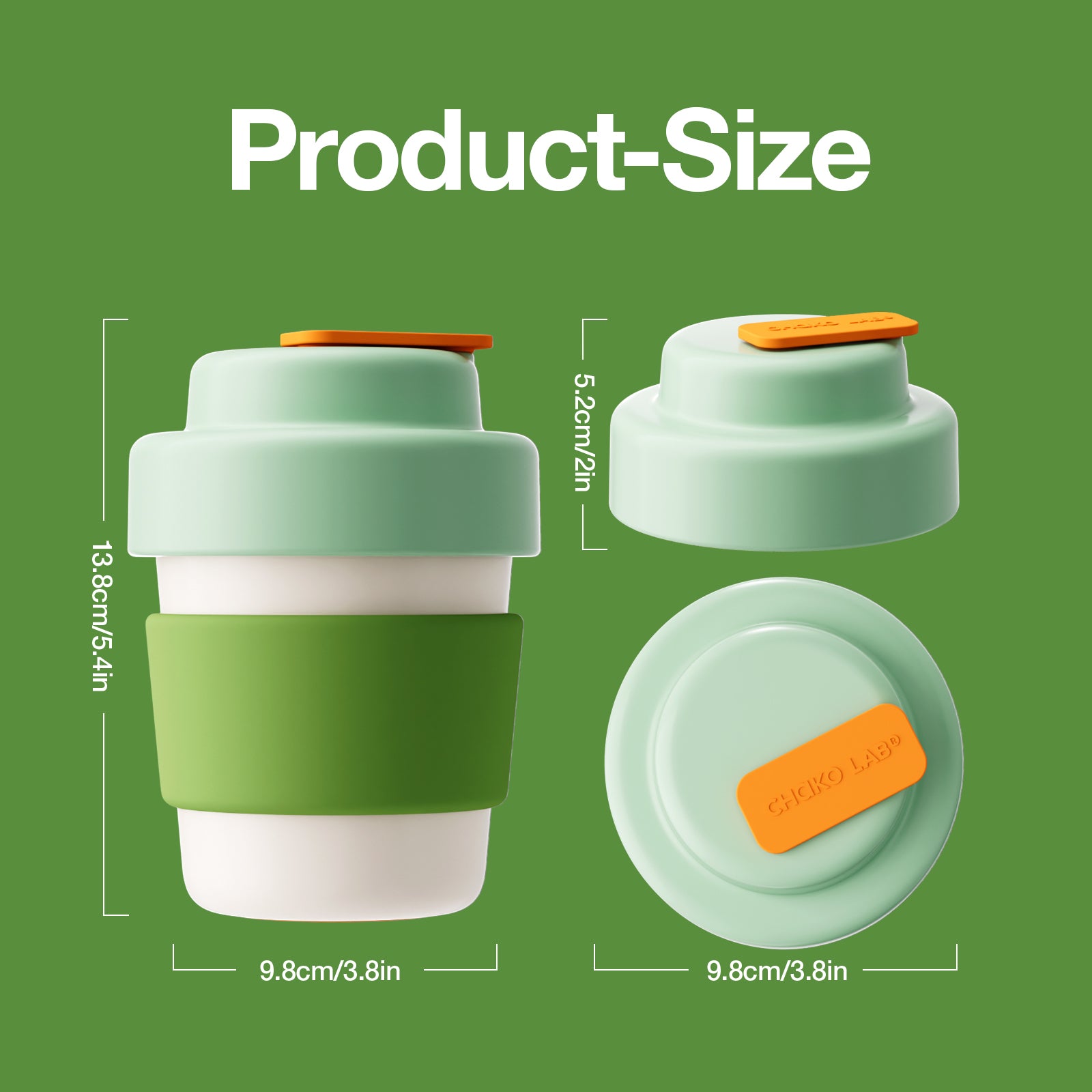 Coffee Cup-Green - Thumbnail 7
