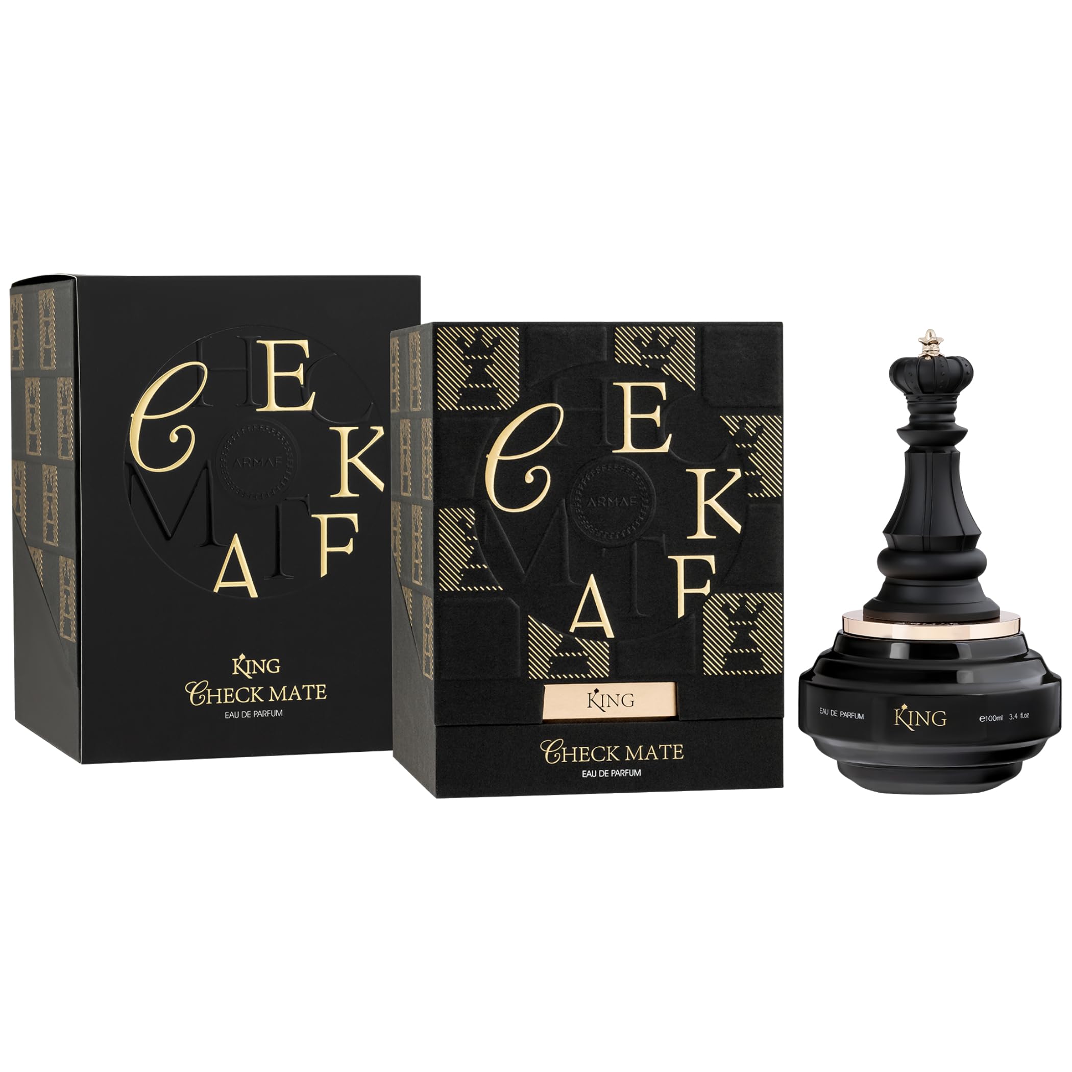 Armaf Checkmate King For Men EDP 3.4 oz - Thumbnail 3