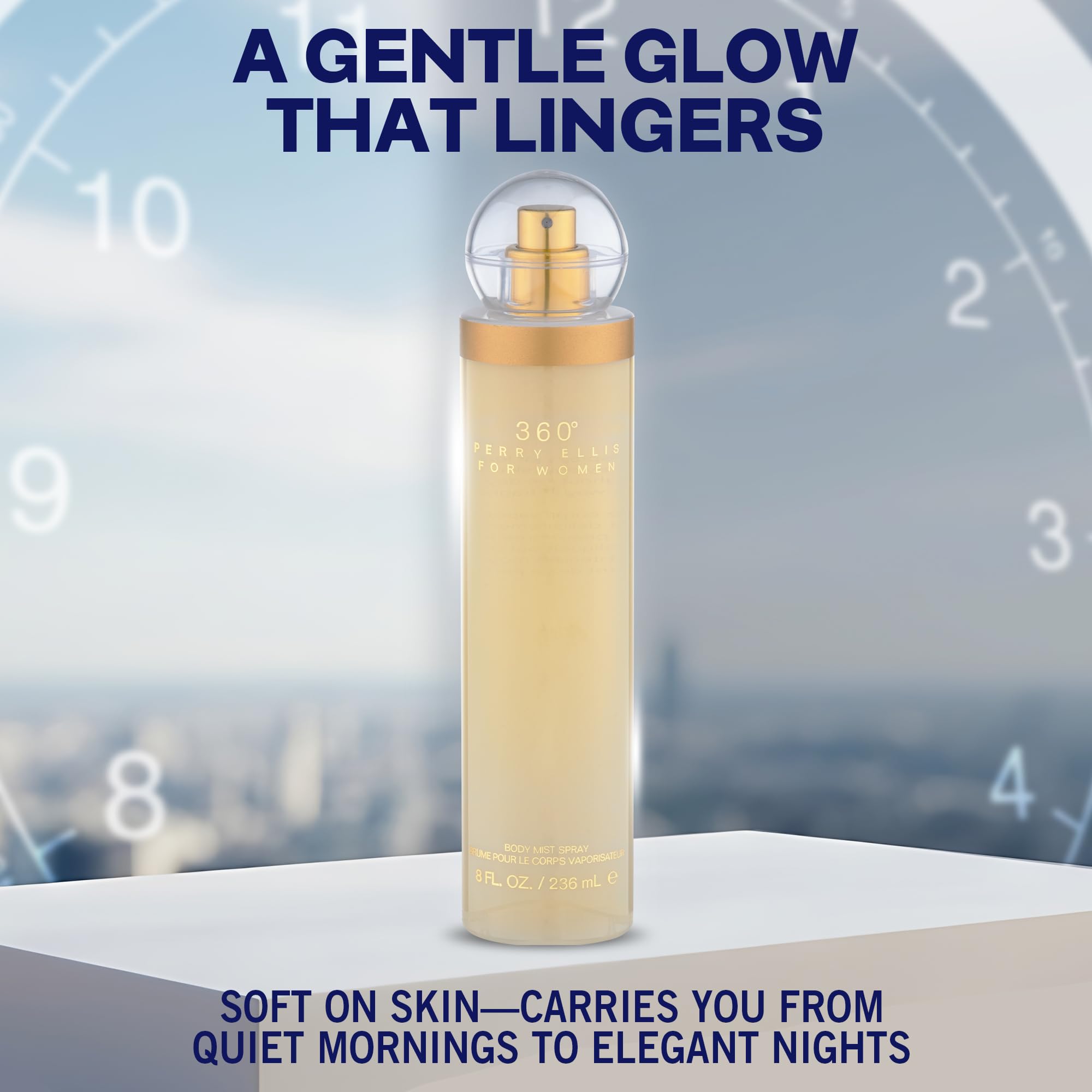 [Body Mist] Perry Ellis 360° Body Fruity Floral Body Mist Perfumes With Fresh Scent 8 Fl Oz - Thumbnail 3