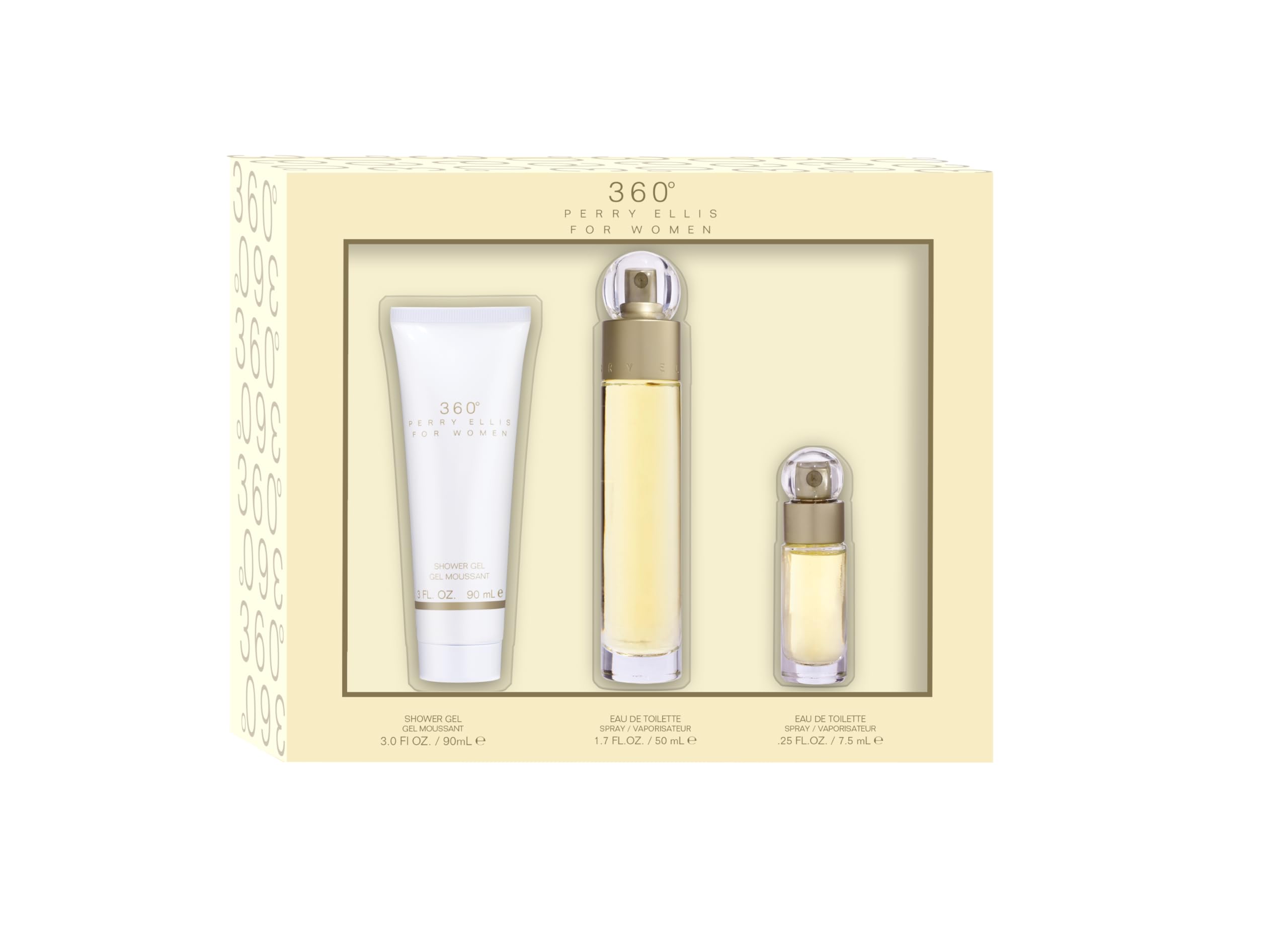 360(W)(W/B)3PC SET(1.7oz edt sp,3.0oz Shower Gel,7.5ml edt sp)