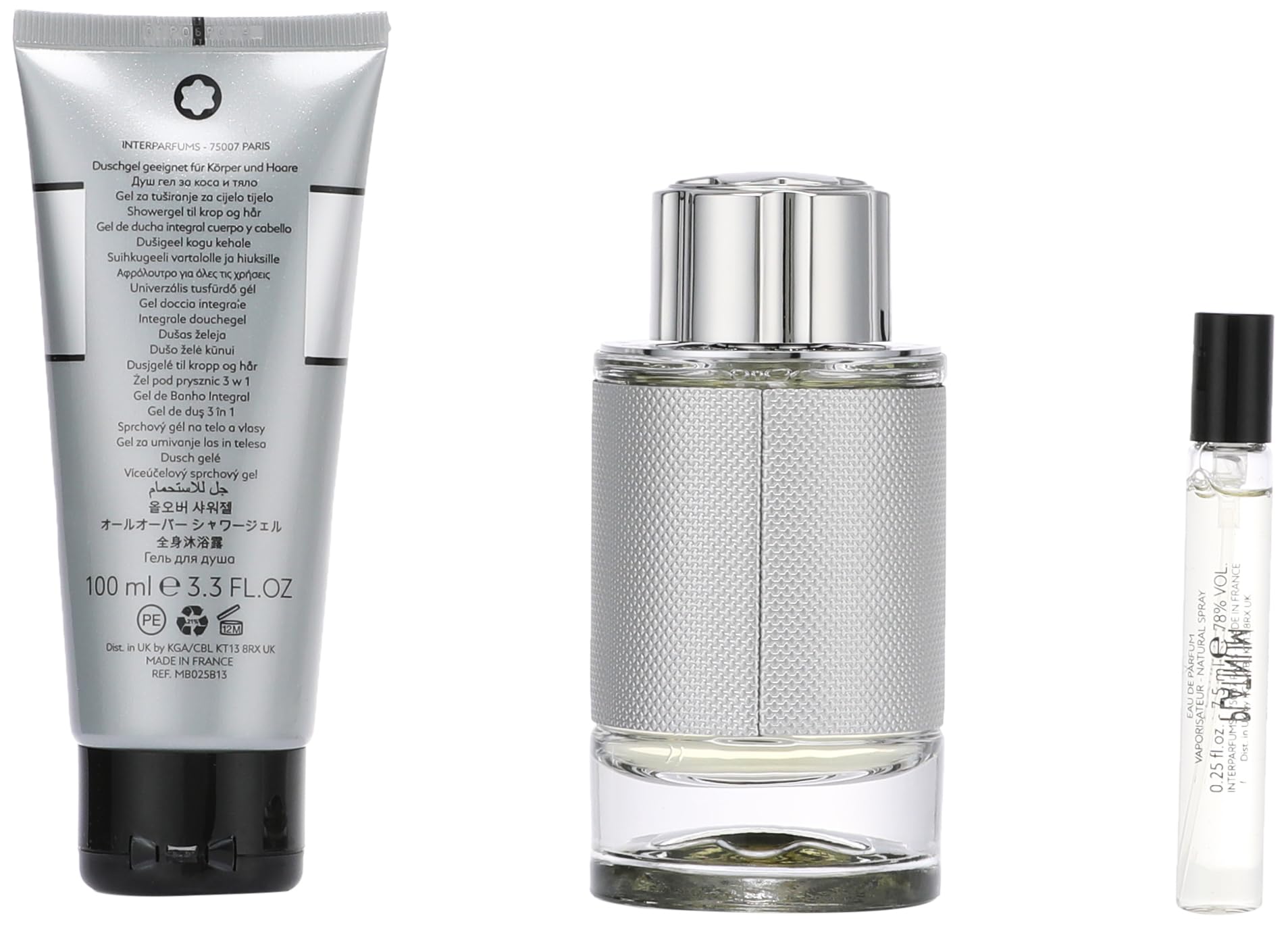 [Set] Montblanc Explorer Platinum By Mont Blanc 3 Pc Shower Gel For Men EDP 3.3 oz - Thumbnail 2