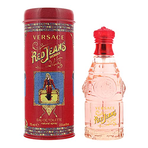 Versace Red Jeans By / 2.5 Fl Oz For Women EDT 75 ml (2.5 oz) - Thumbnail 2