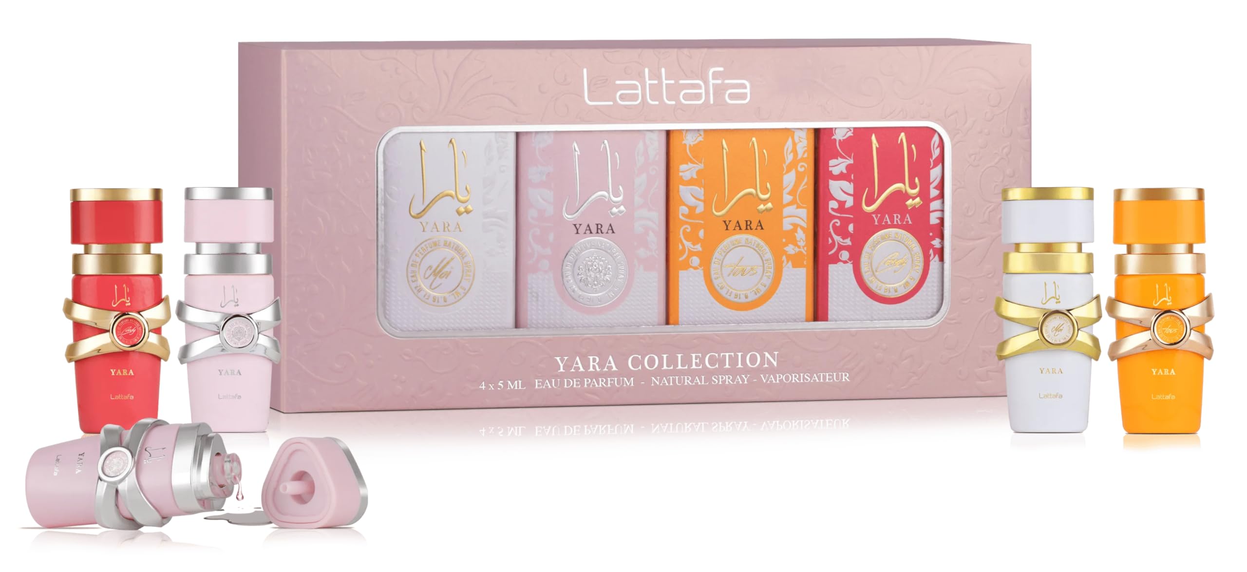 [Mini Set] Lattafa Yara Collection 4 × For Women EDP 5 ml