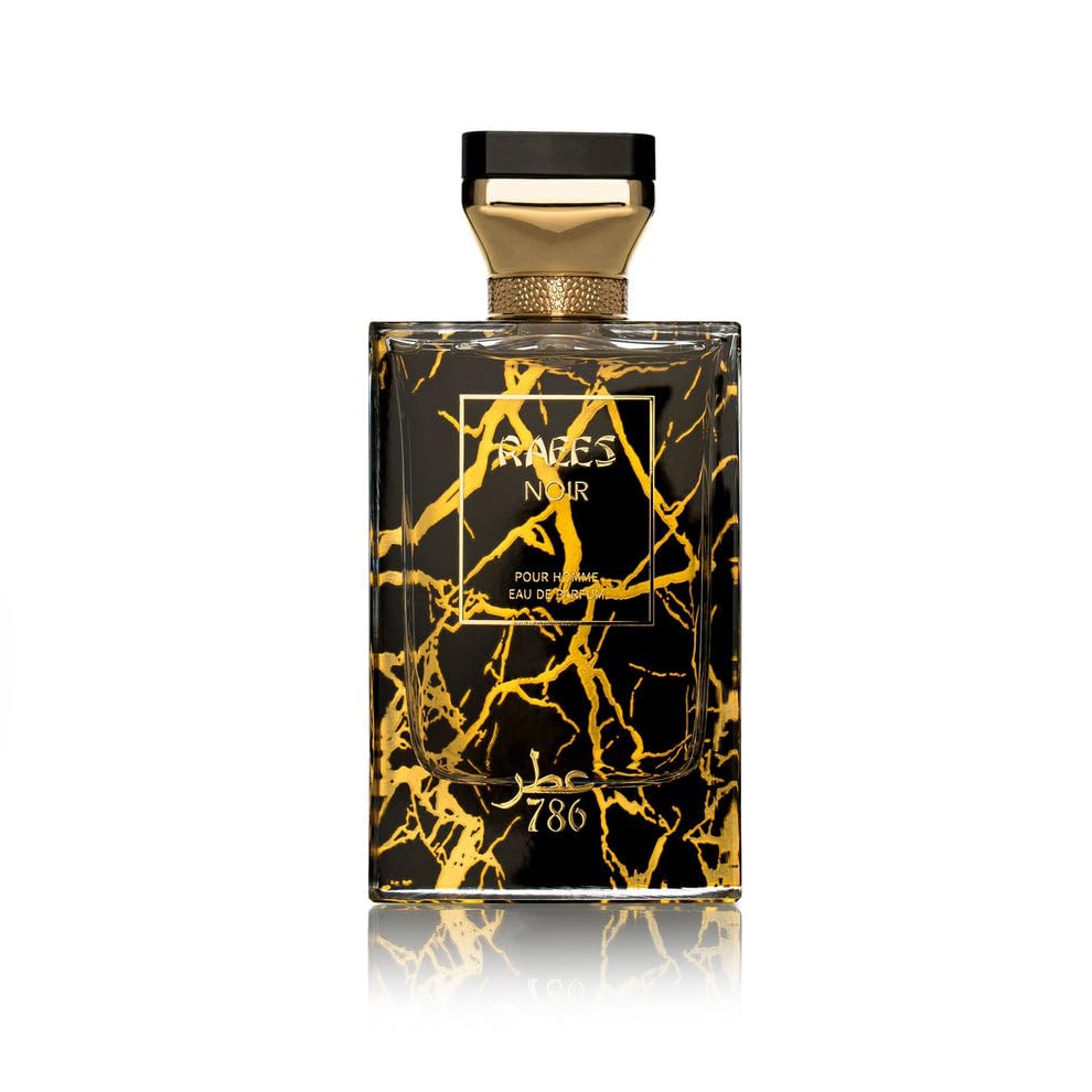 Jo Milano Raees Noir | | Warm Spicy Patchouli Saffron Oud Scent | For Men EDP