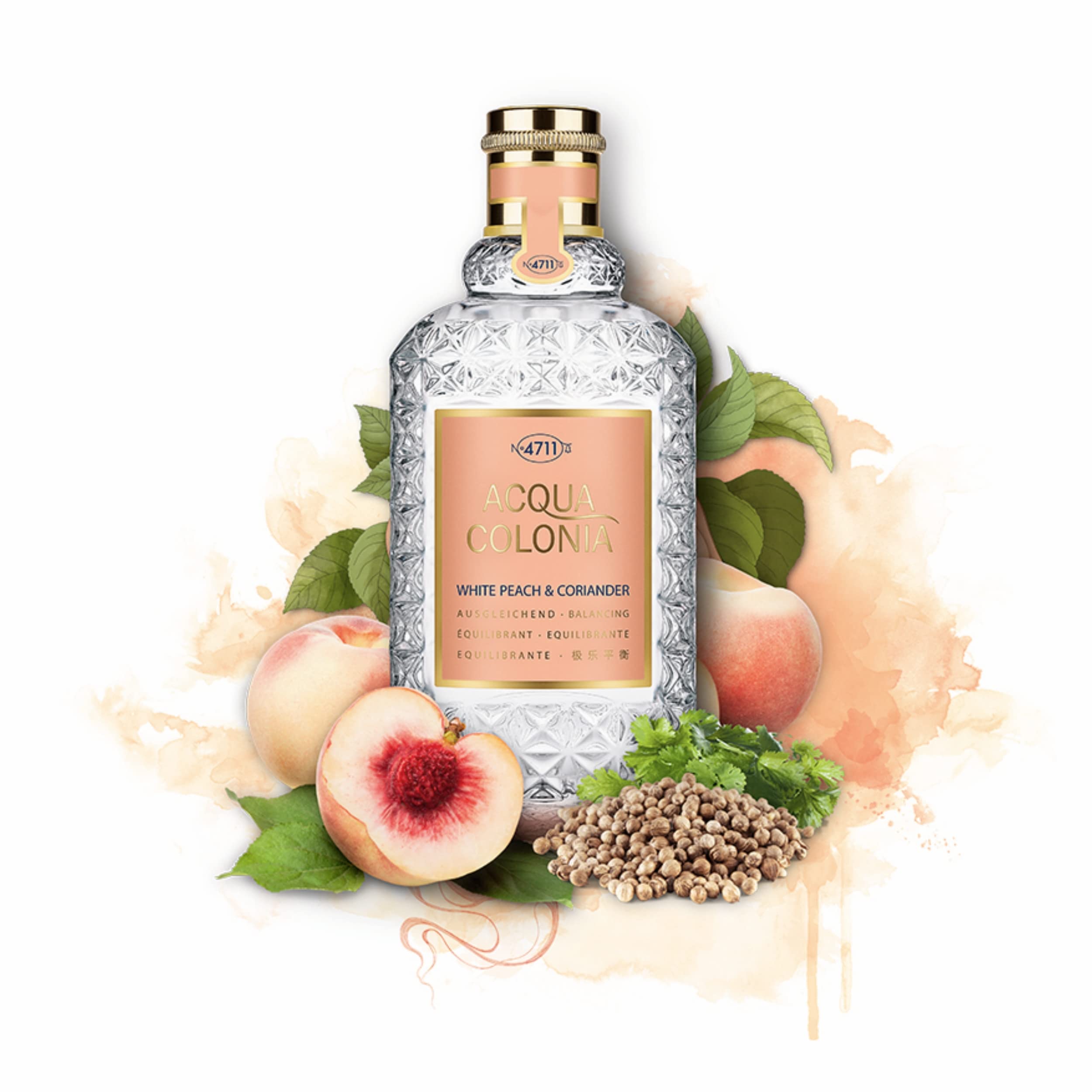 4711 Acqua Colonia White Peach and Coriander By Muelhens for Unisex Unisex EDC - Thumbnail 2