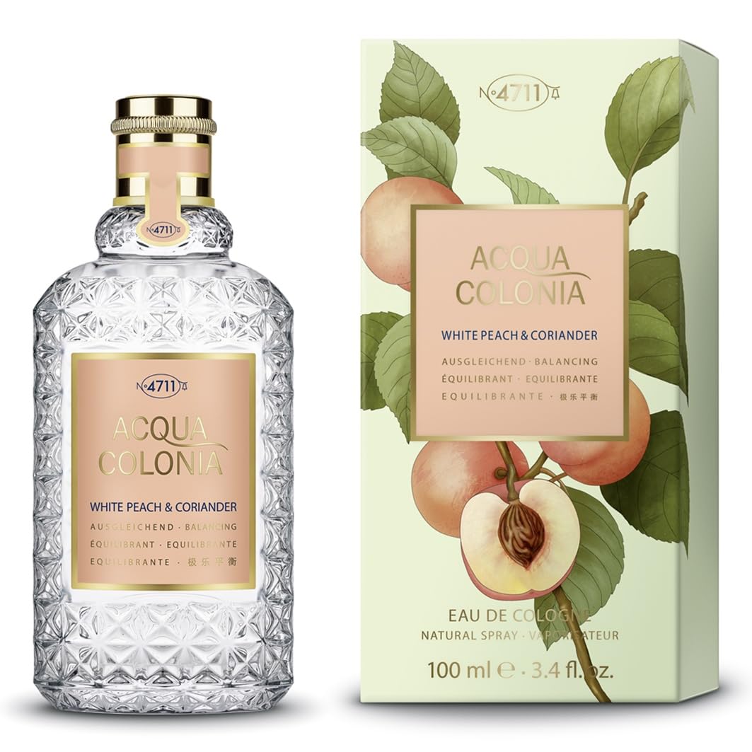 4711 Acqua Colonia White Peach and Coriander By Muelhens for Unisex Unisex EDC - Thumbnail 3