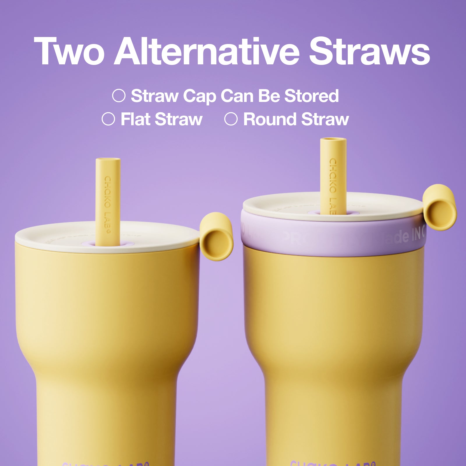 Dual-layer Tumbler-Yellow Blue - Thumbnail 7