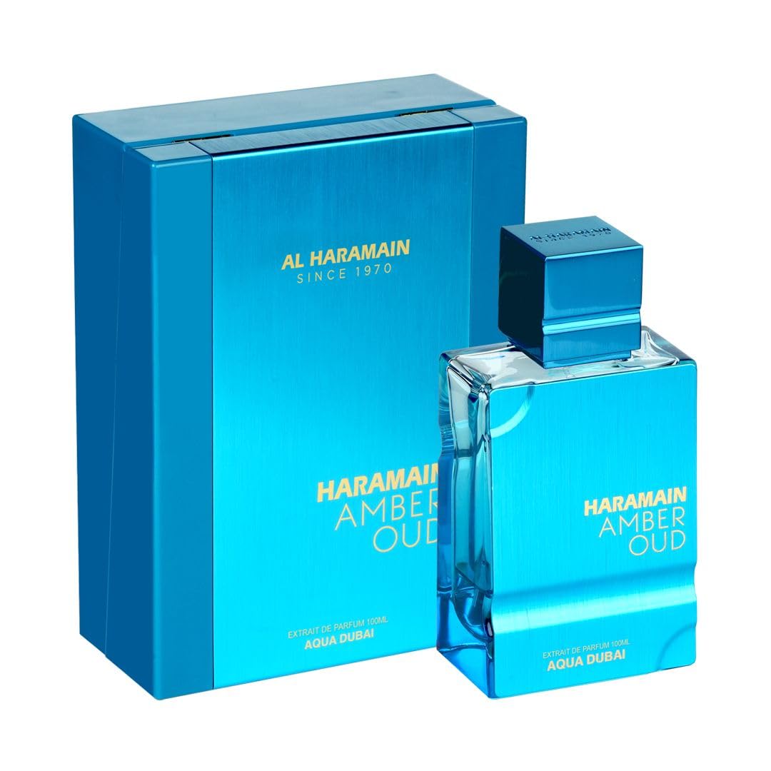 Al Haramain Amber Oud Aqua Dubai Oud Cologne Amber With Bergamot Vanilla
