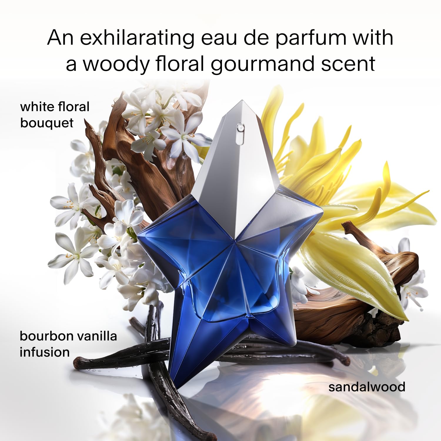 Mugler Angel Elixir Floral Woody With Sandalwood Amber and Vanilla 3.3 Fl Oz - Thumbnail 2