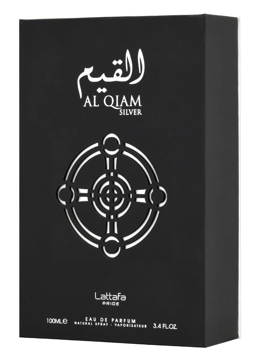 Lattafa Perfumes Al Qiam Silver for Unisex Unisex EDP 3.4 oz - Thumbnail 3