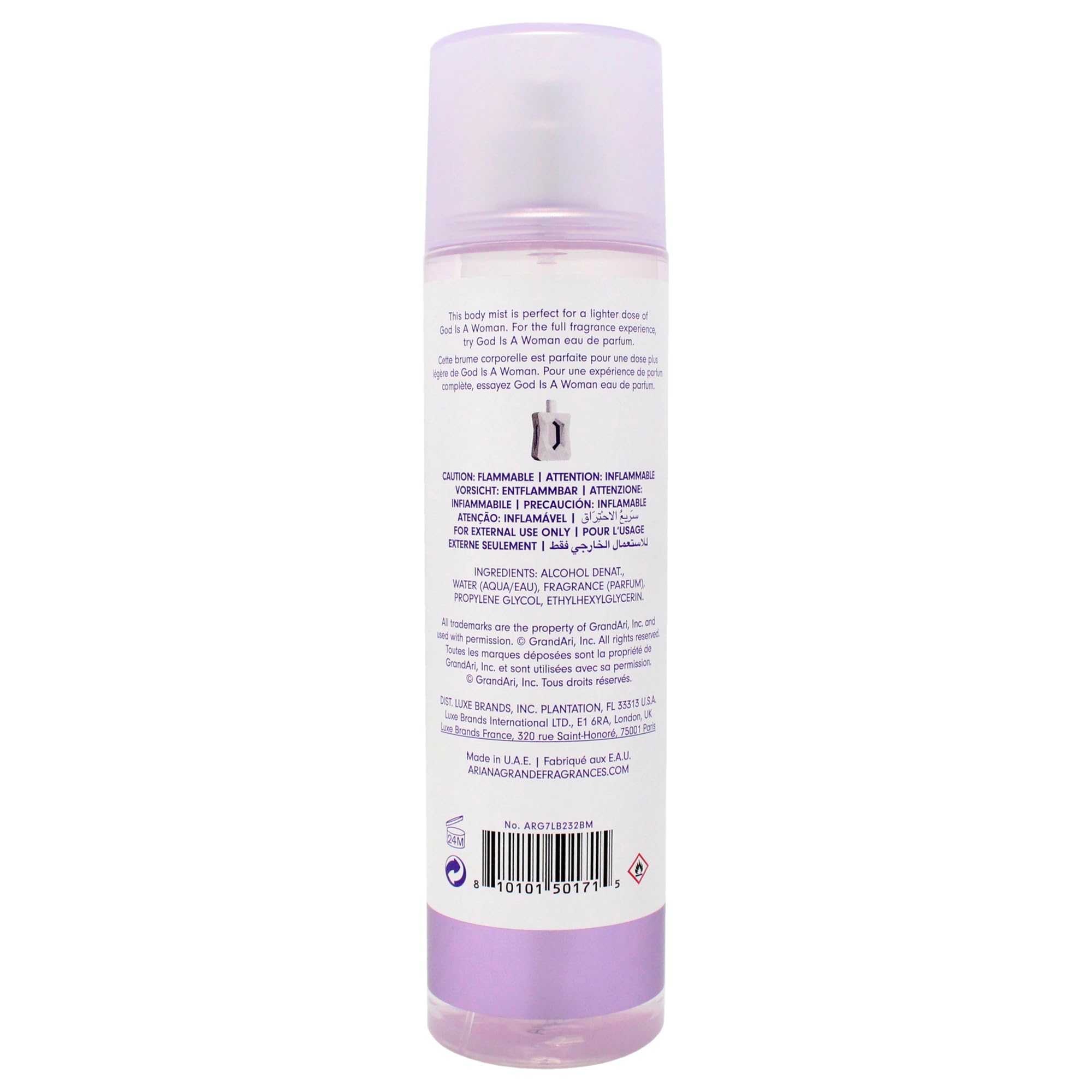 [Body Mist] Ariana Grande God Is A Woman Body Mist . 8 oz - Thumbnail 2