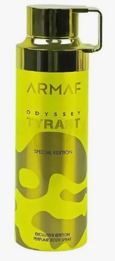 [Body Mist] Odyssey Tyrant Special Edition By Armaf Body For Men 6.8 oz - Thumbnail 2