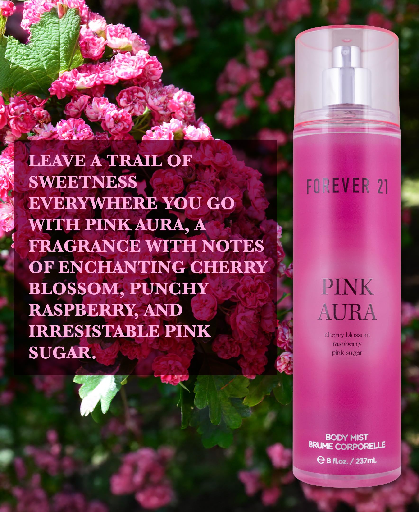 [Body Mist] Pink Aura Body 8 Fl. Oz. By Forever 21 - Thumbnail 2
