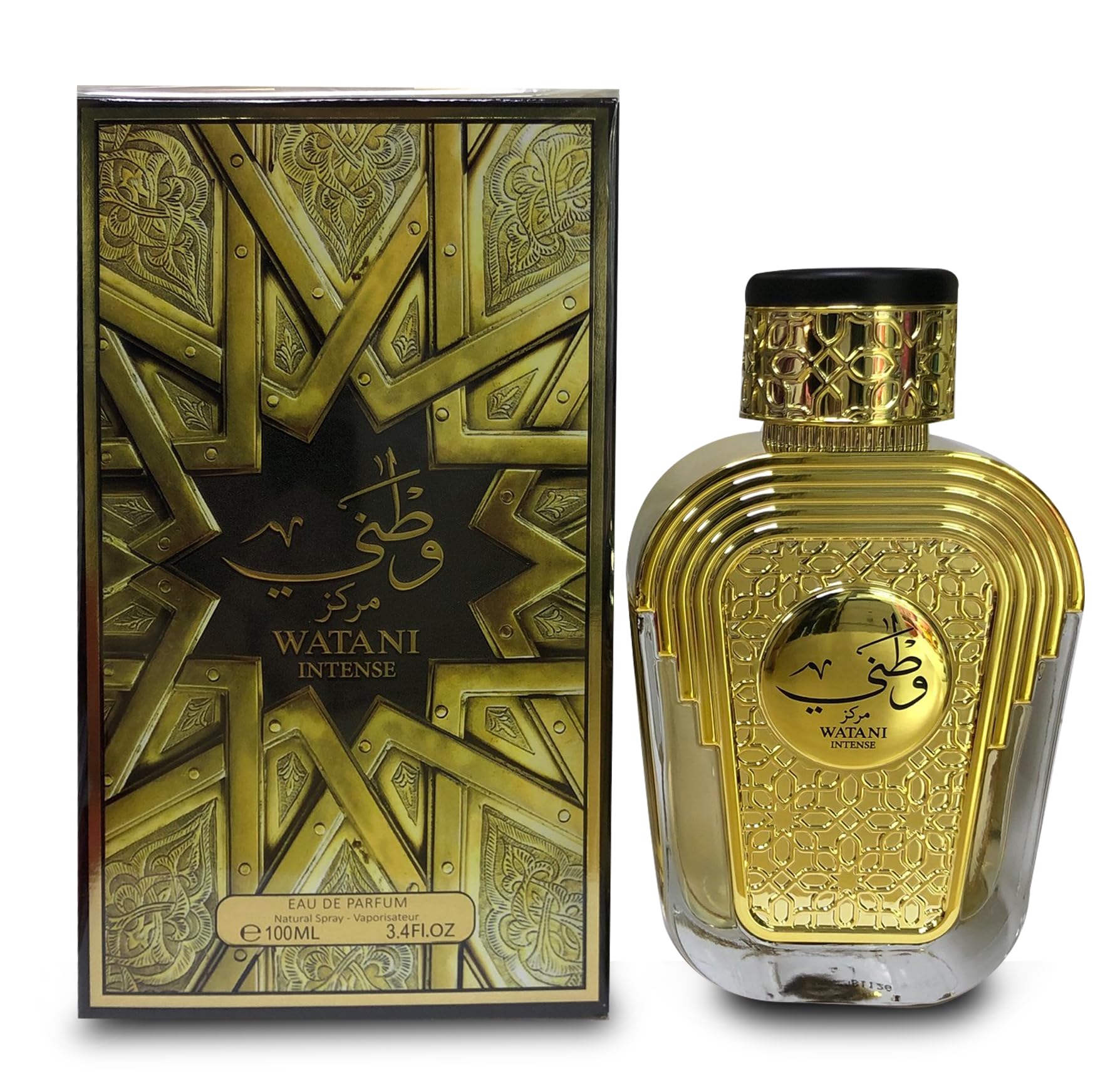 Al Wataniah Unisex Watani Intense Gold Fragrances 5055810012281 Unisex EDP 3.4