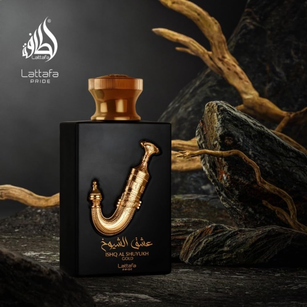 Lattafa Pride Ishq Al Shuyukh Gold for Unisex Unisex EDP 3.4 oz - Thumbnail 2