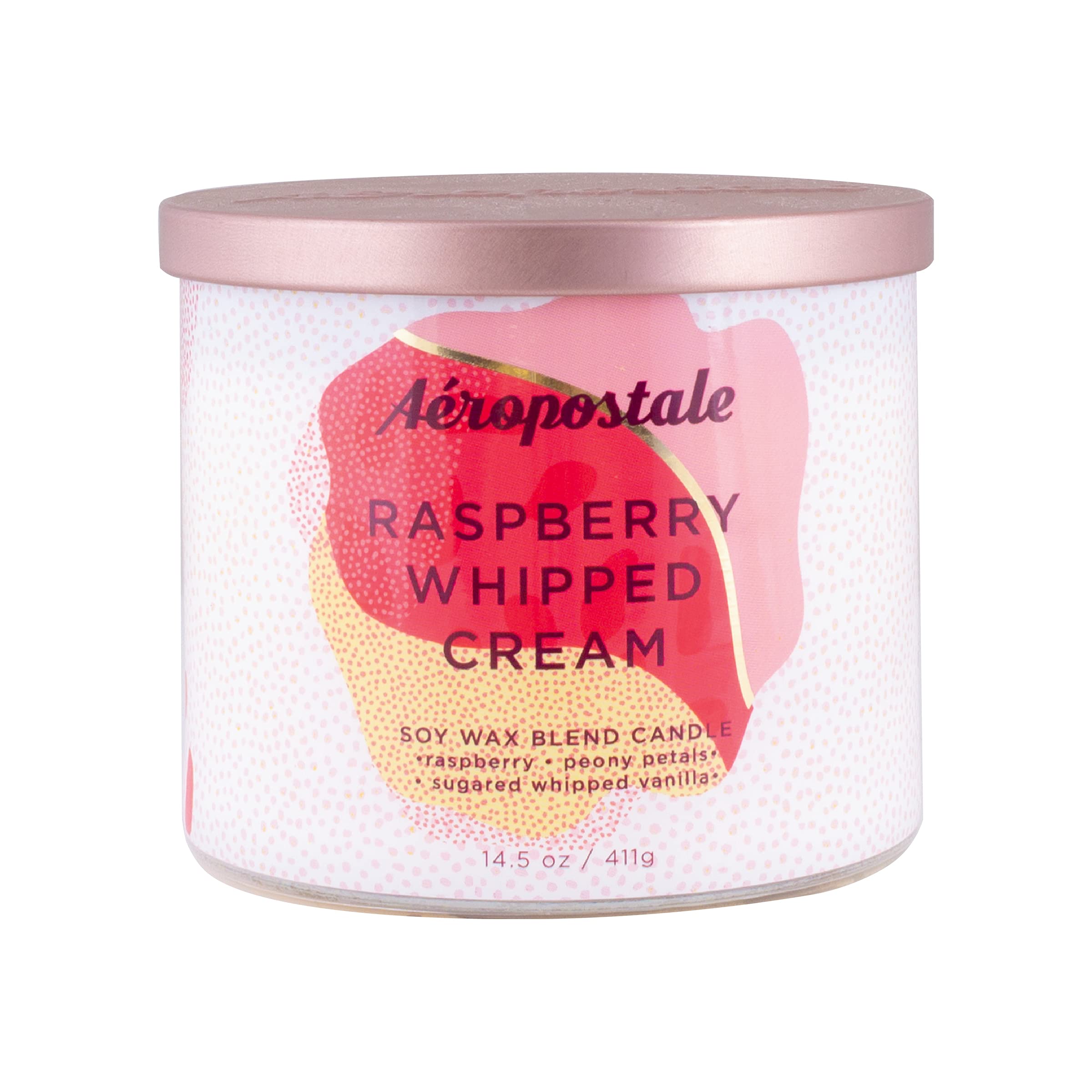 [Candles] Aeropostale Raspberry Whipped Cream 14.5 Candle Usa 1pcs Bybox - Thumbnail 2