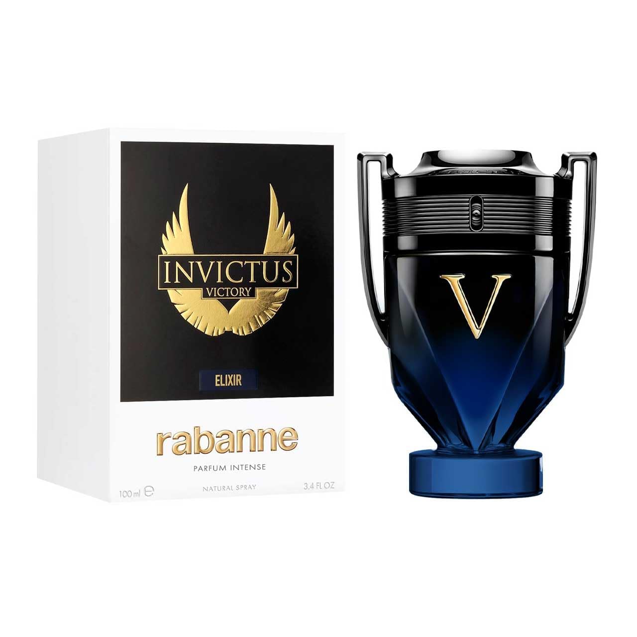 Rabanne Invictus Victory Elixir Parfum Intense Amber Woody Spicy With Cardamom - Thumbnail 2