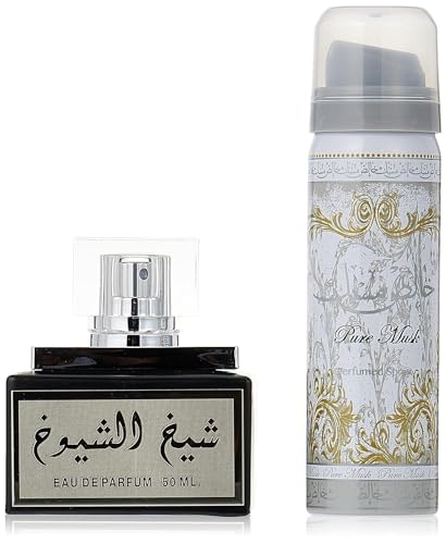 [Set] Lattafa Perfumes Sheikh Al Shuyukh Black 2 Piece Set for Unisex Unisex EDP 1.7 - Thumbnail 2