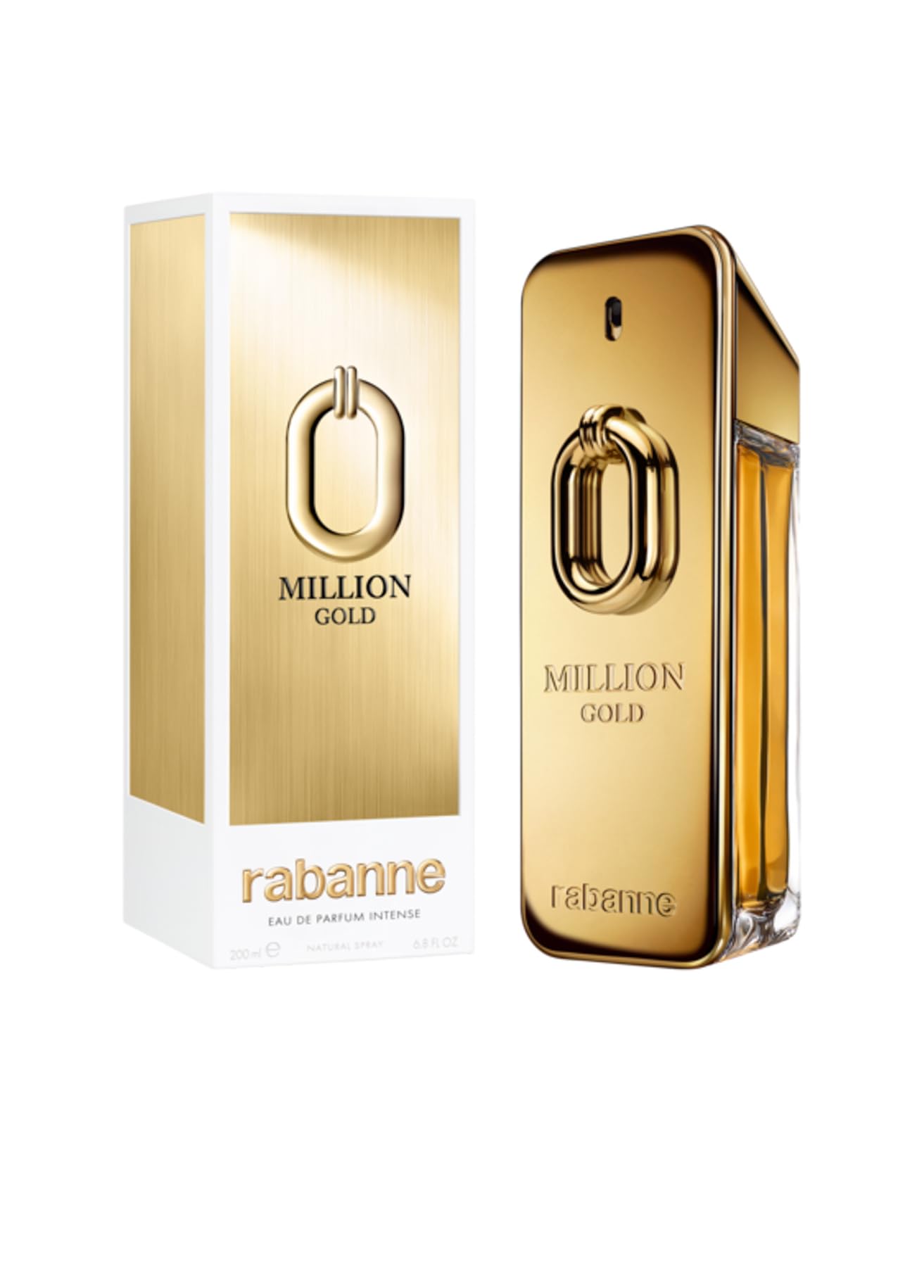 1 Million Gold By Paco Rabanne Intense For Men EDP 3.4 oz - Thumbnail 2