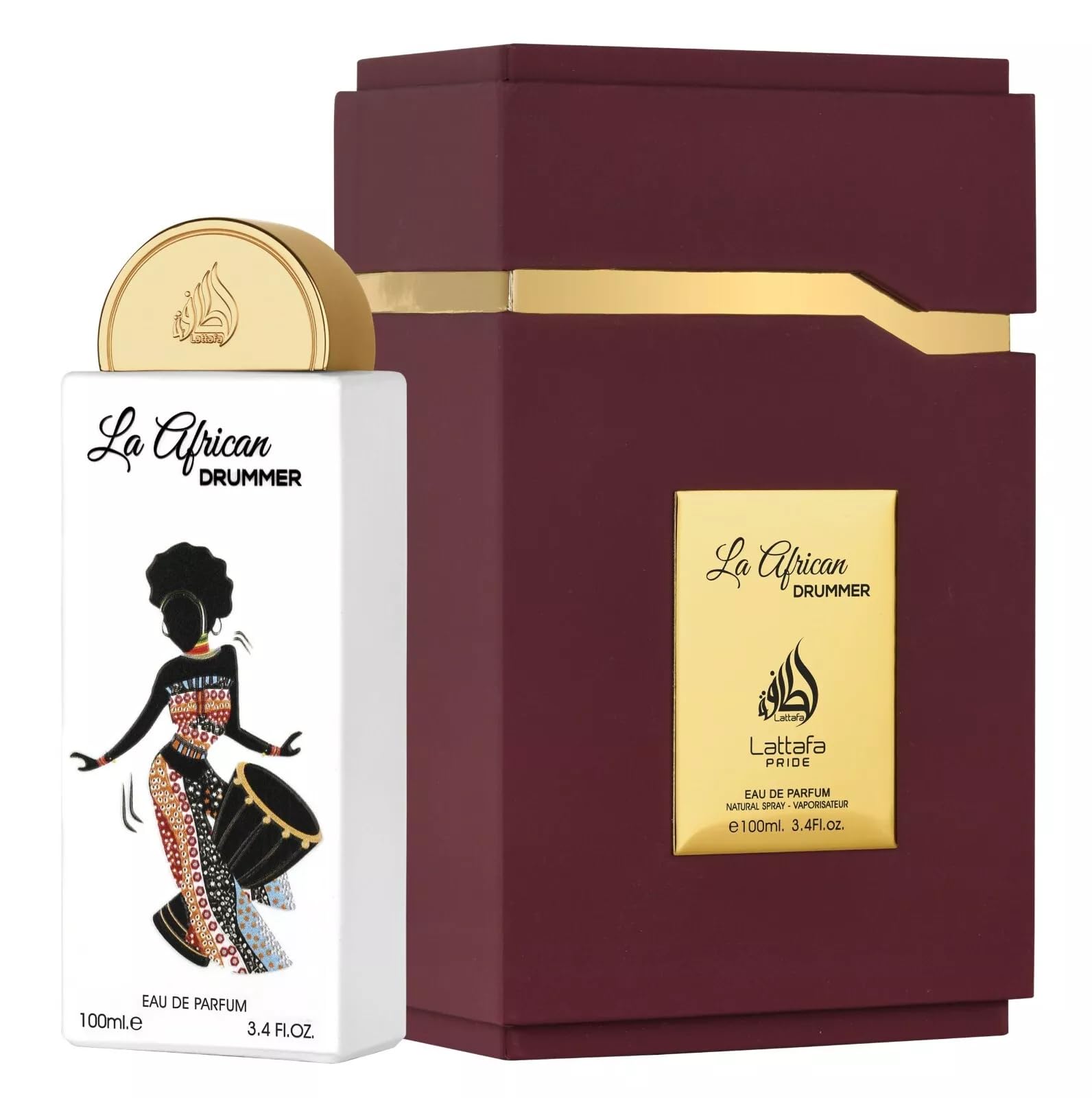 Lattafa Pride la African Drummer For Women EDP 3.4 oz - Thumbnail 2