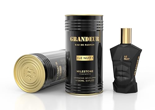 Milestone Perfumes Grandeur Le Nuit For Men EDP 3.4 oz - Thumbnail 2
