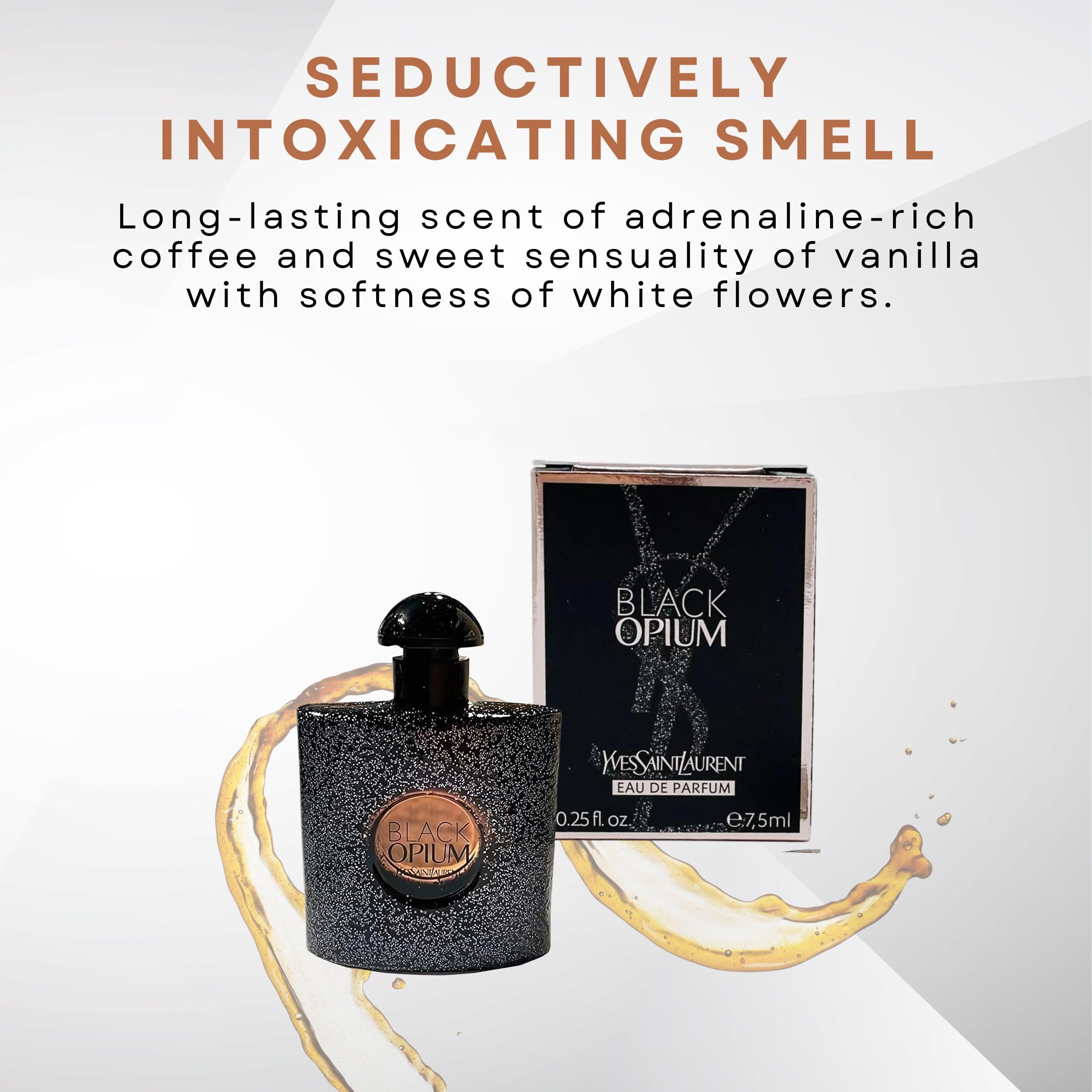 [Mini] Yves Saint Laurent Black Opium Mini Splash For Women EDP 0.25 oz - Thumbnail 3