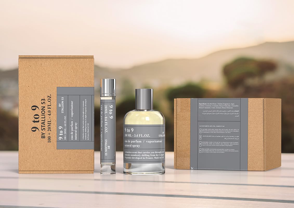 [Set] Emper 9 To 9 By Stallion 53 3.4 M + United Arab Emir. 24pcs Bybox EDP 20 ml