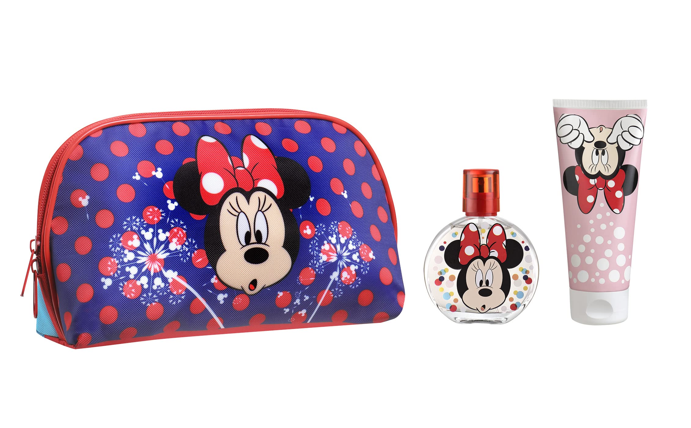 [Set] Disney Minnie Toiletry Bag + 1.7 L+ 3.4 S/g Spain 6pcs Bybox EDT