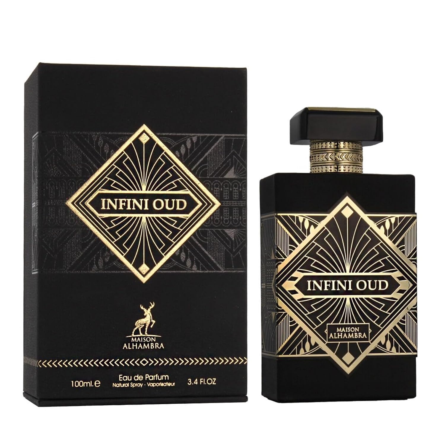 Maison Alhambra Infini Oud EDP 3.4 oz - Thumbnail 2