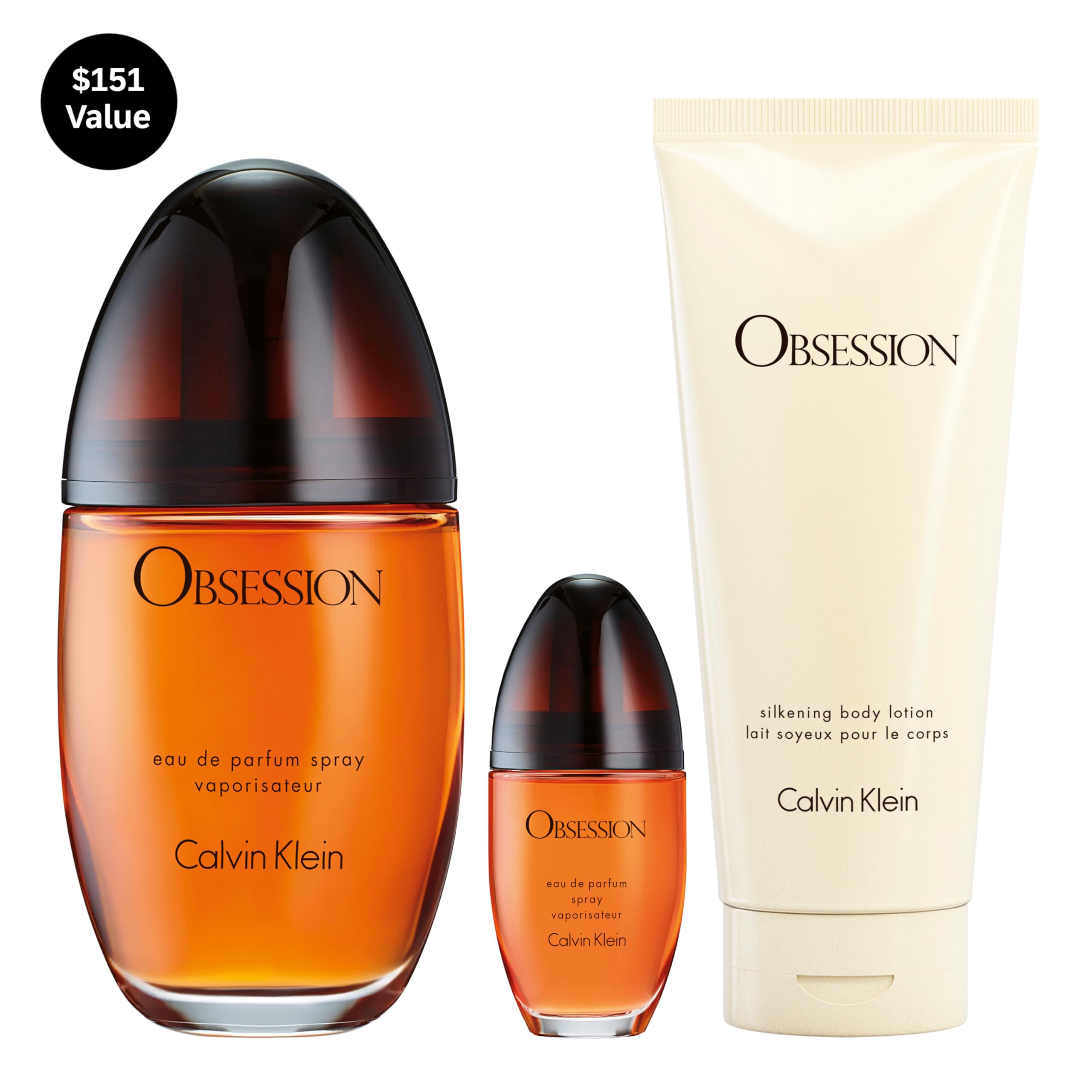 [Set] Obsesion 3.4 L + 3.4 B/l+ France 3pcs Bybox EDP 15 ml